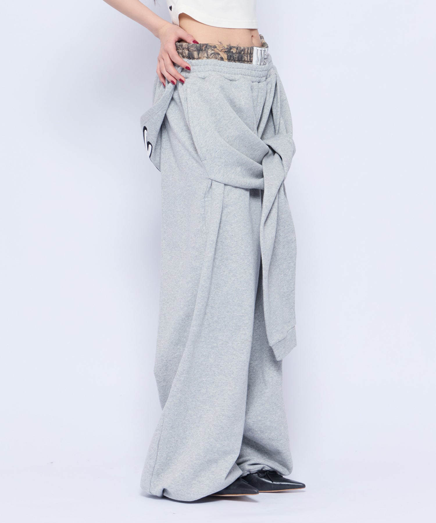MODEL:160cm/COLOR:GRY/SIZE:F