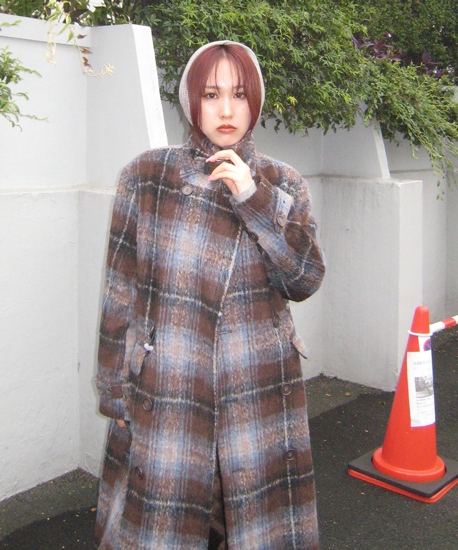 STAFF:158cm/COLOR:BROWN/SIZE:F