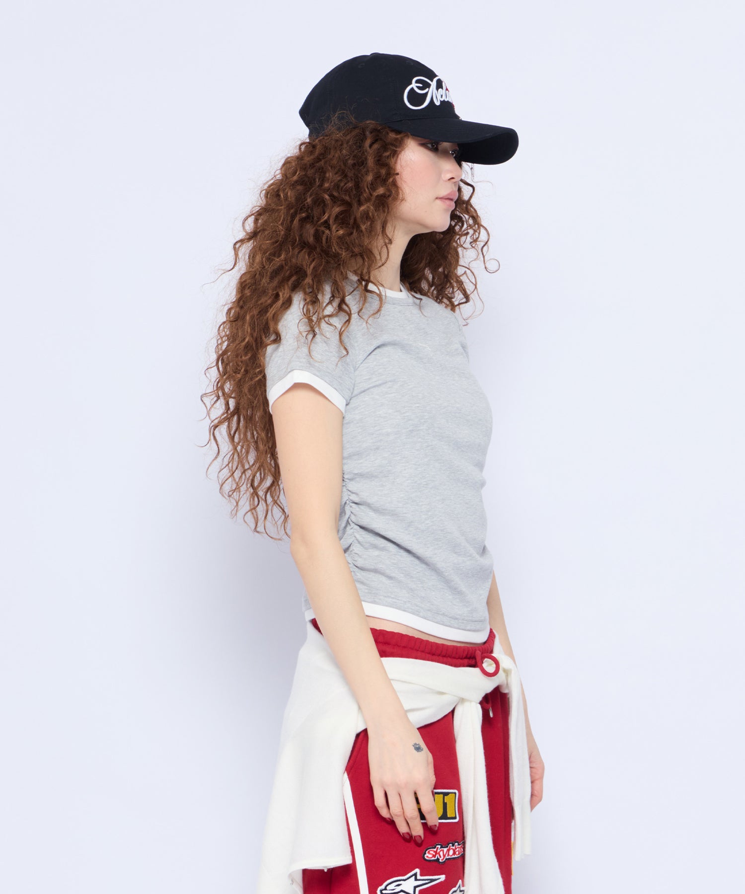MODEL:168cm/COLOR:GRY/SIZE:F