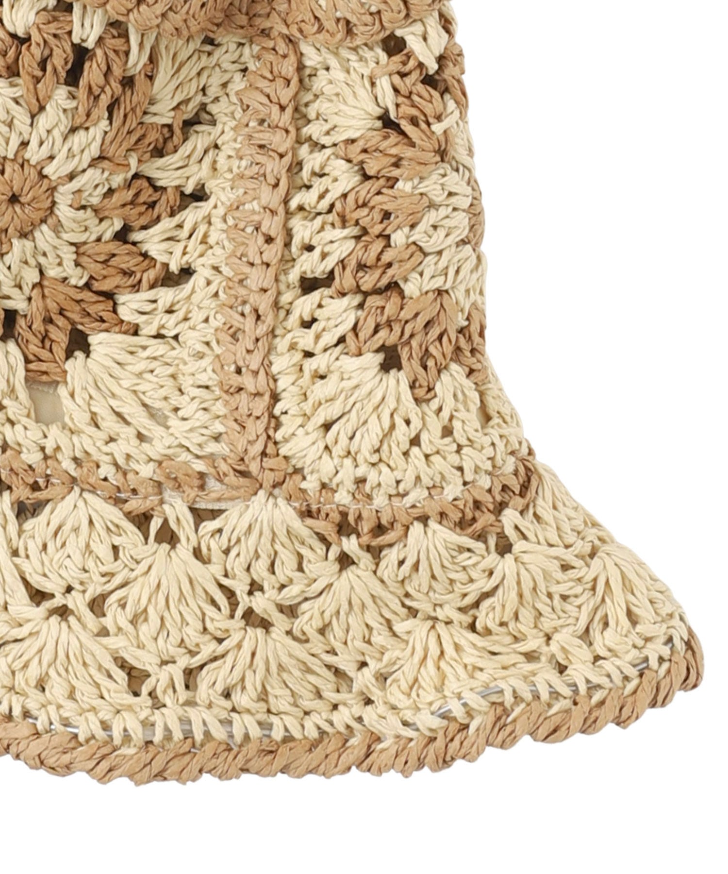 Natural crochet hat