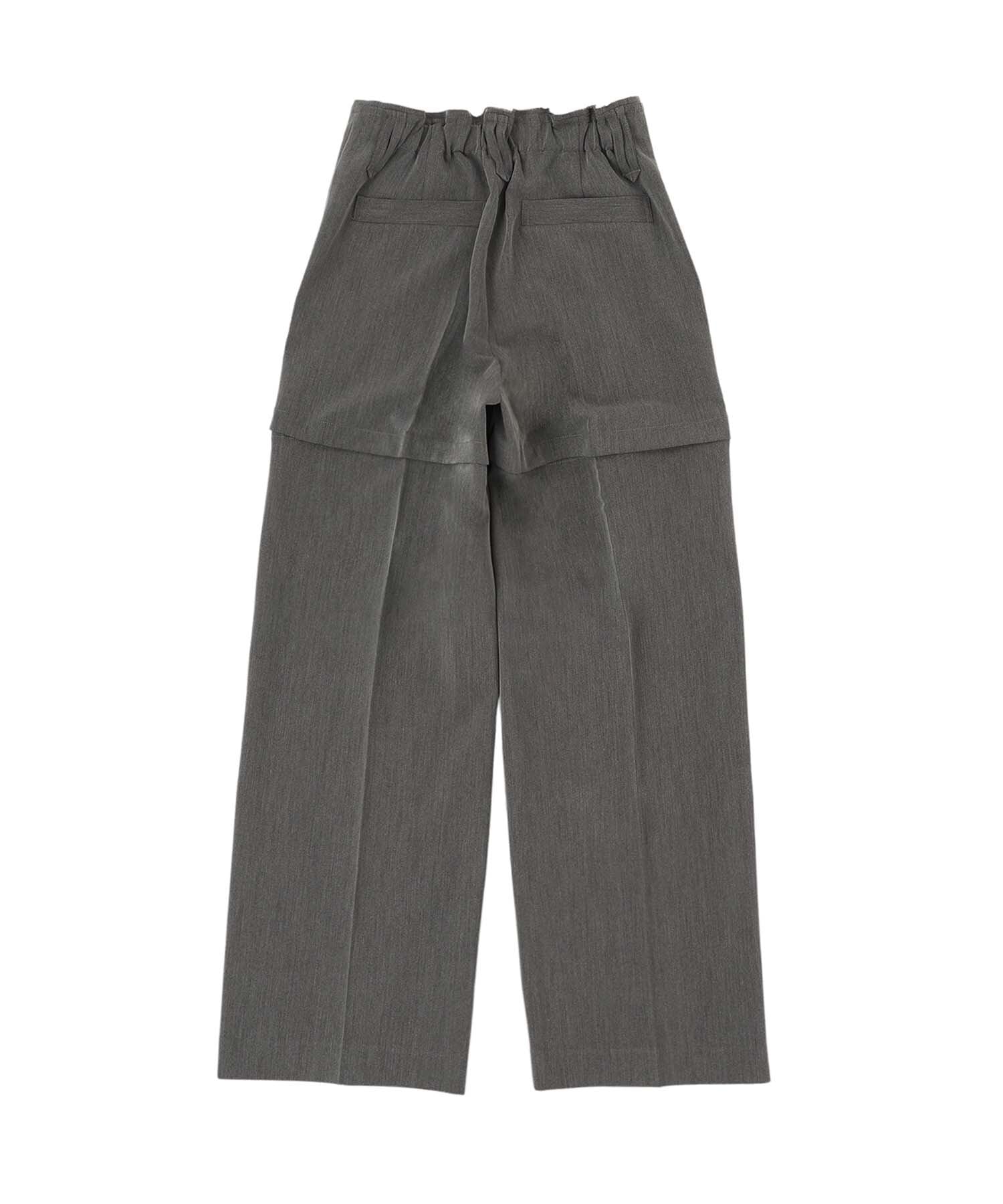 2way detach slacks pants