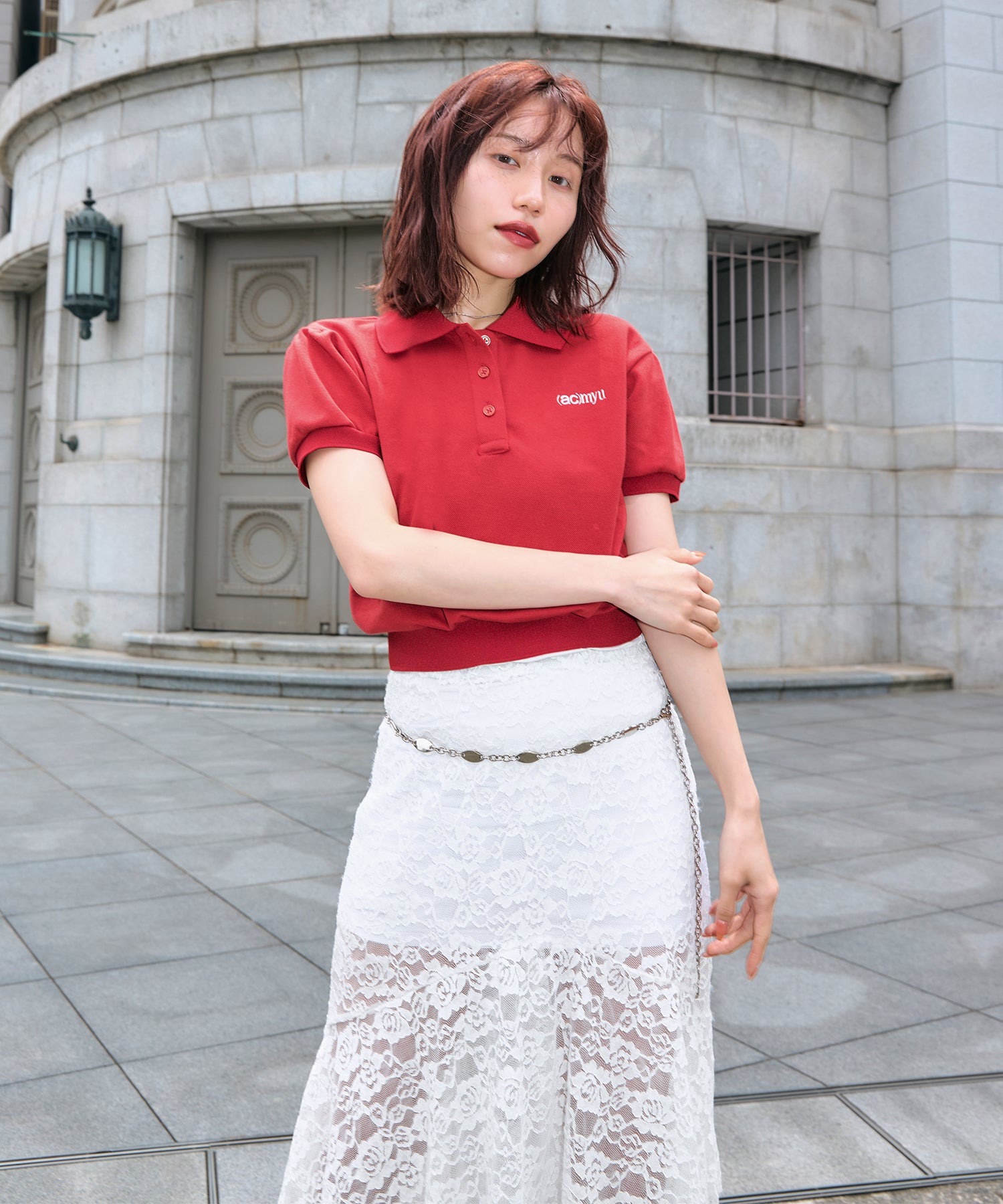 miyu:155cm/COLOR:RED/SIZE:F
