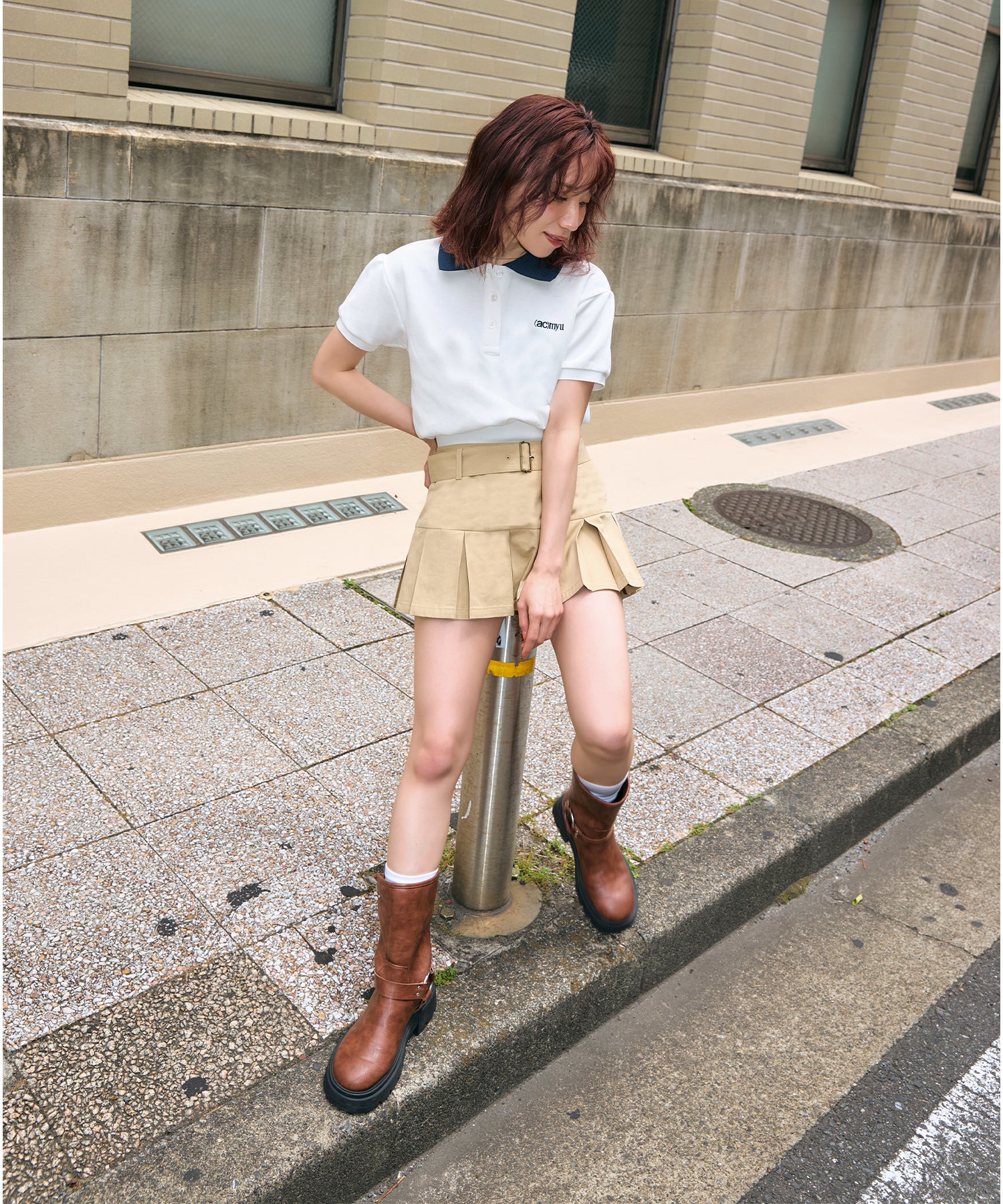 miyu:155cm/COLOR:WHTE/SIZE:F