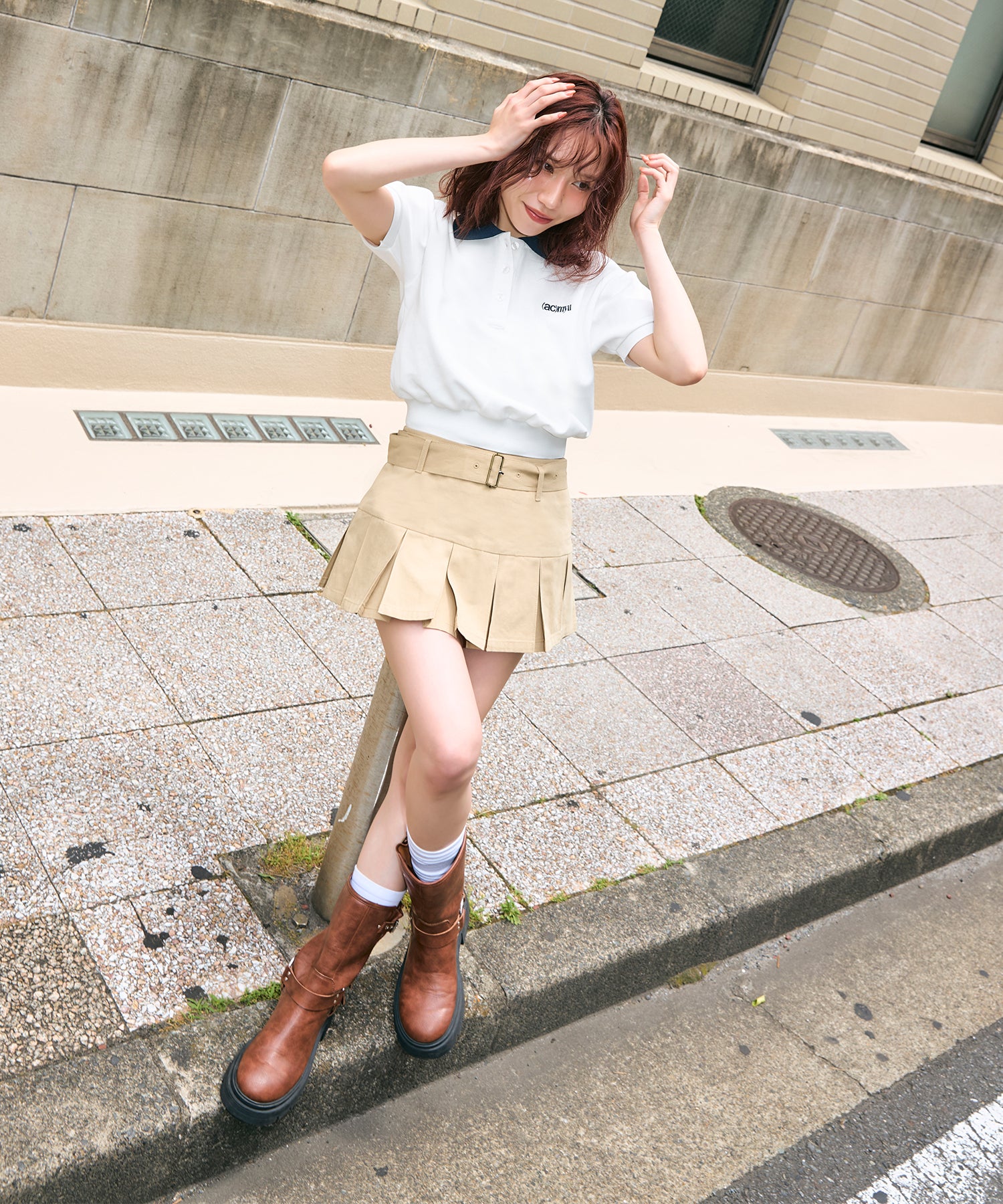 miyu:155cm/COLOR:WHTE/SIZE:F