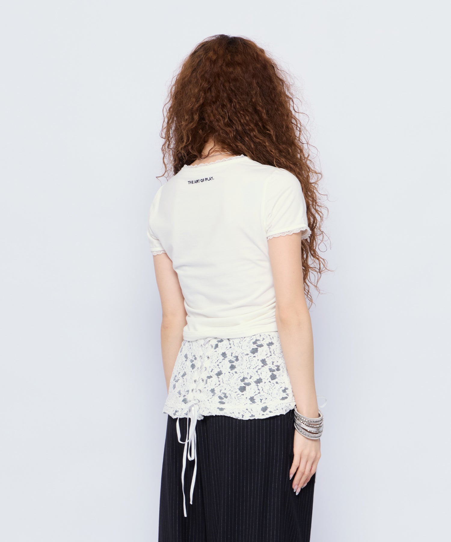 MODEL:168cm/COLOR:WHT/SIZE:F