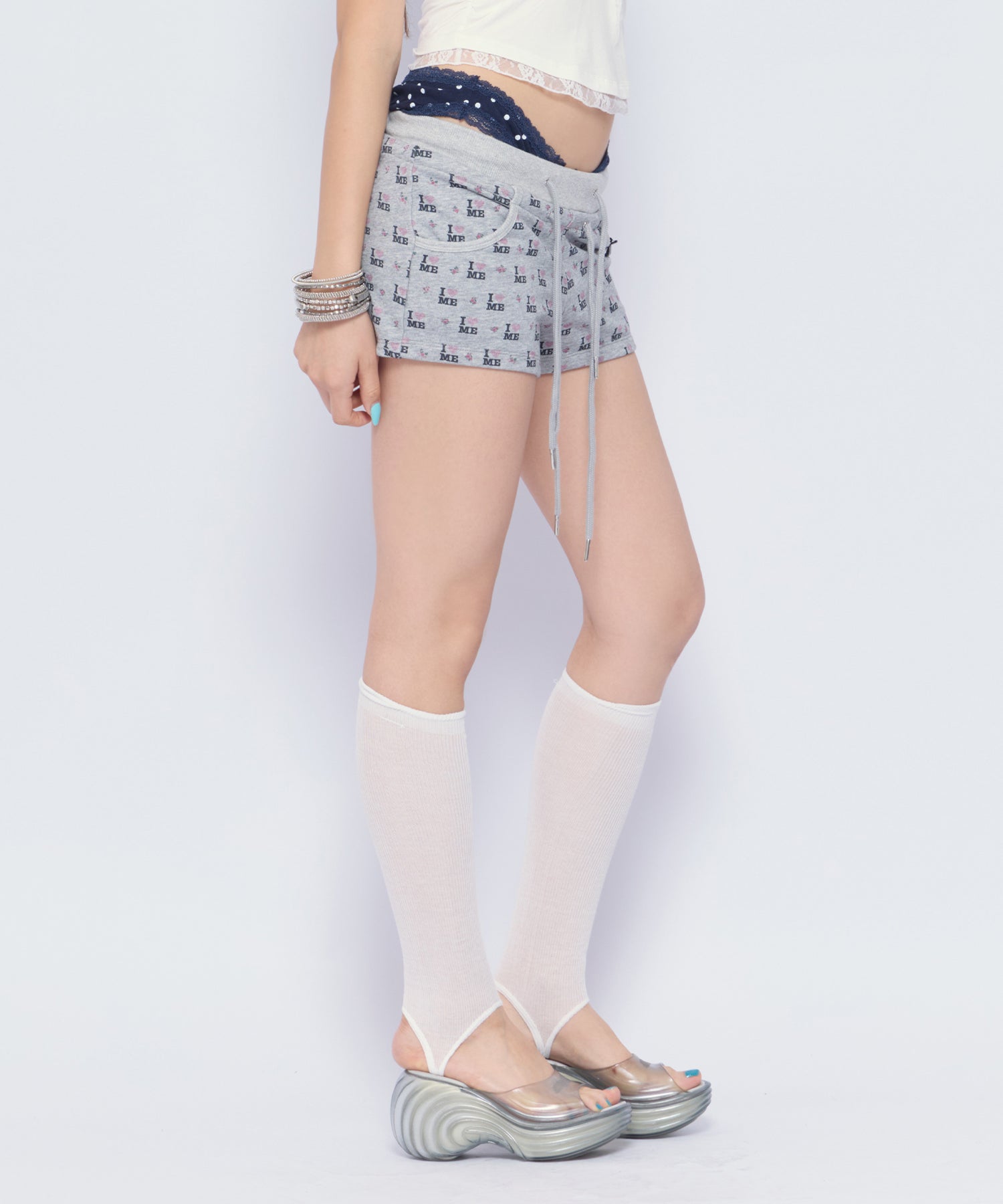 MODEL:170cm/COLOR:GRY/SIZE:F
