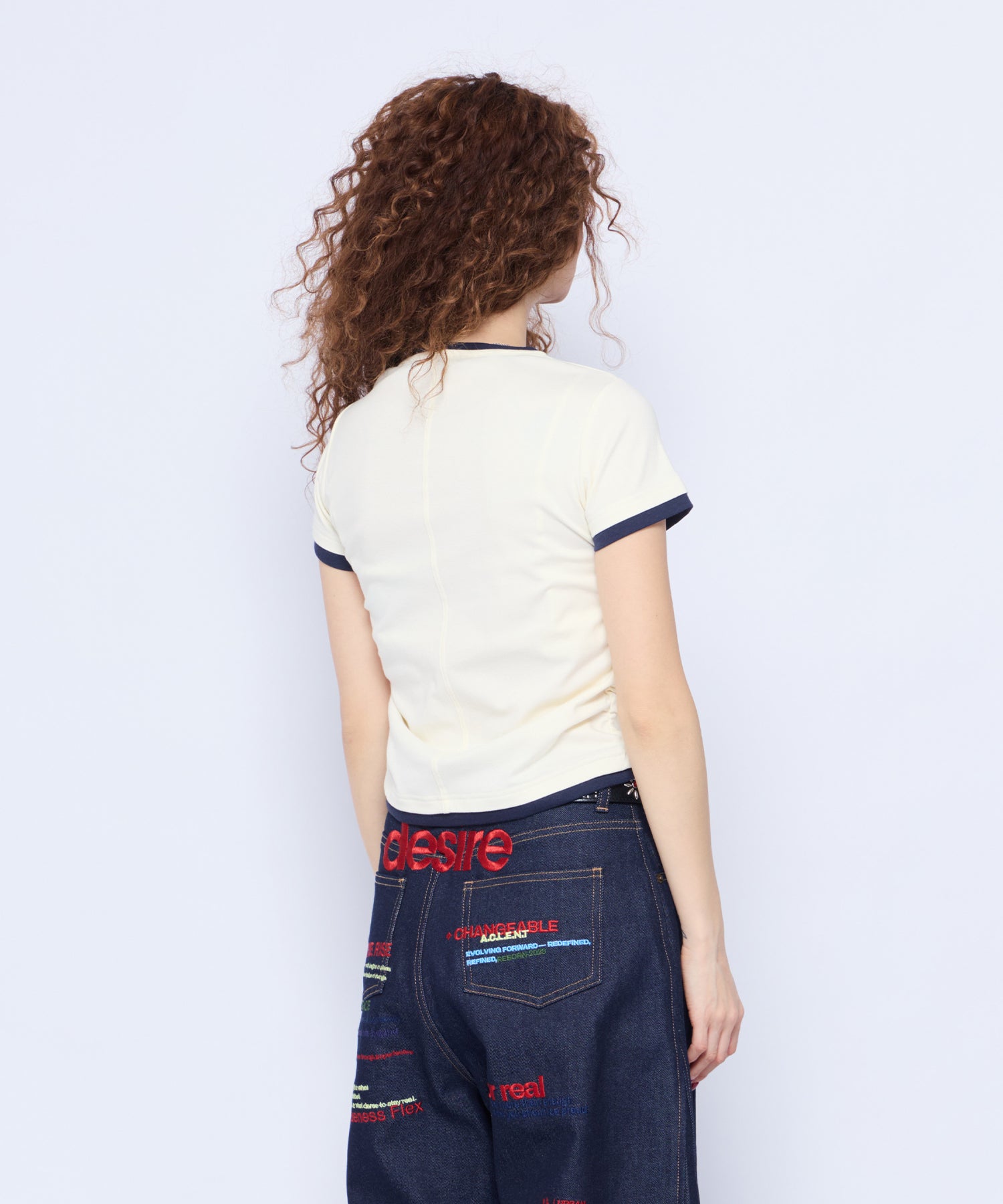 MODEL:168cm/COLOR:WHT/SIZE:F