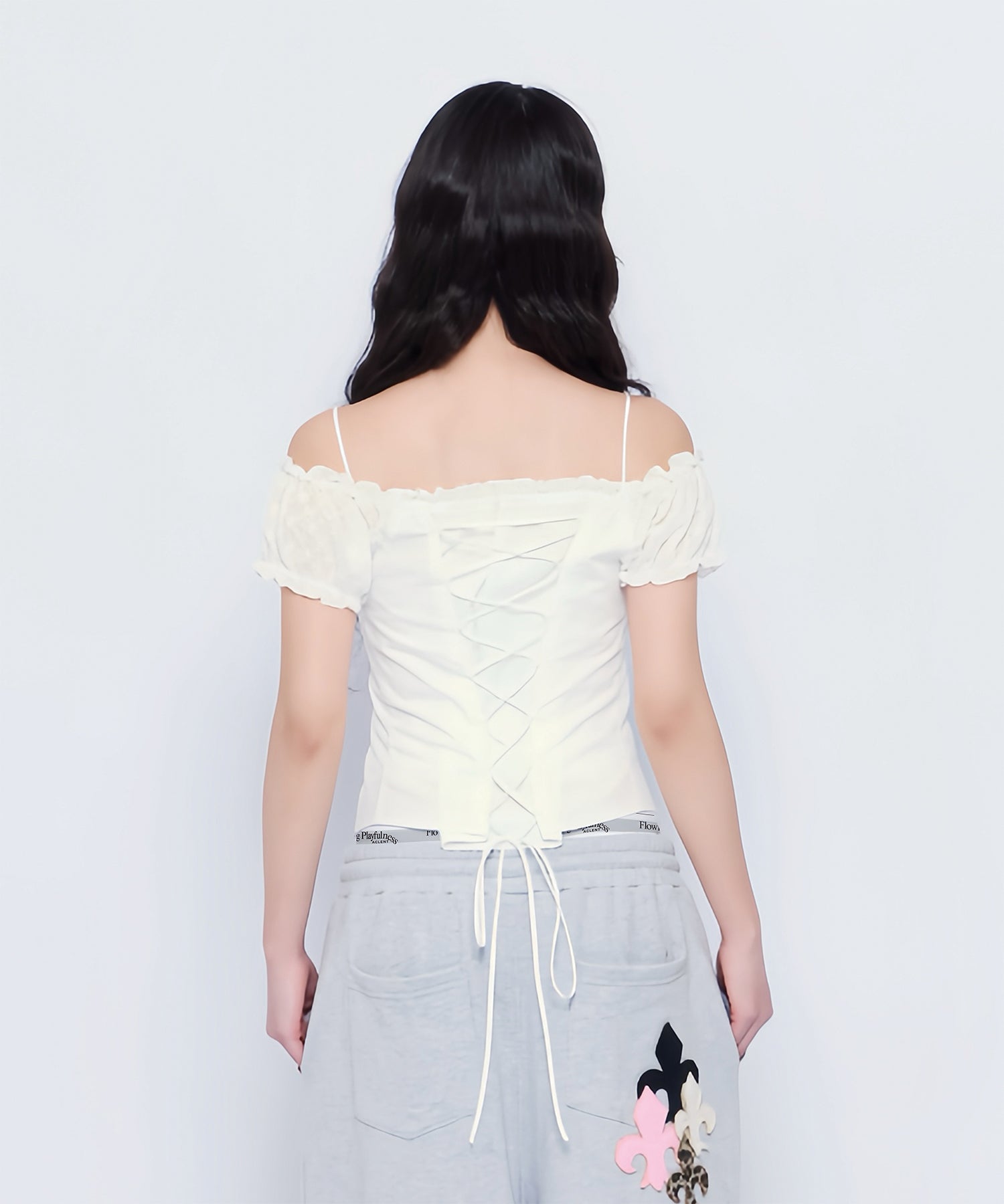 MODEL:155cm/COLOR:WHT/SIZE:F