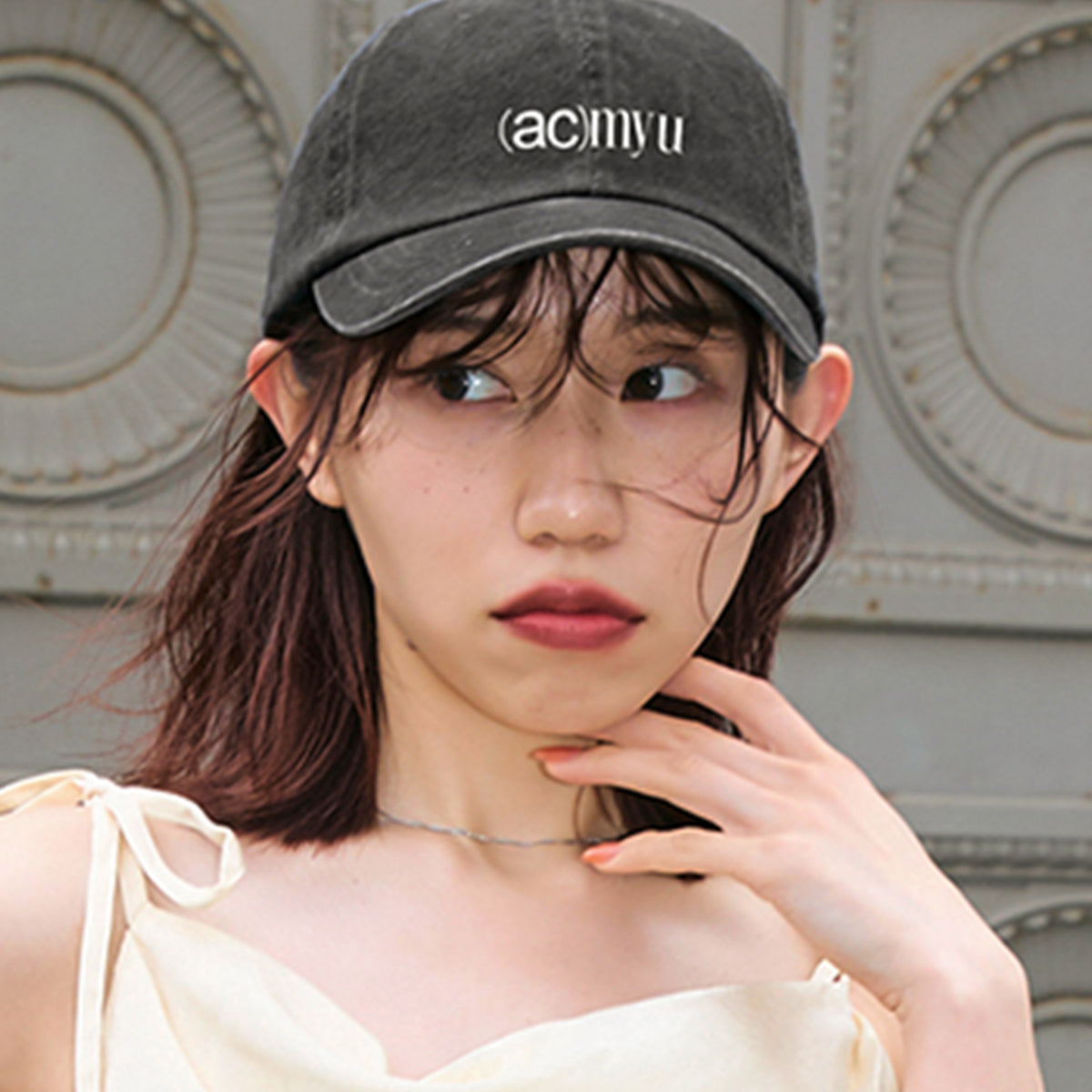 miyu×ACLENT】エンブロイダリーキャップ｜ACLENT（アクレント）