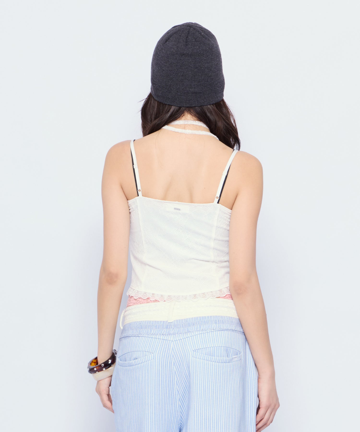 トップス aclent Logo Corset Camisole Logo Corset Camisole｜ACLENT（アクレント）