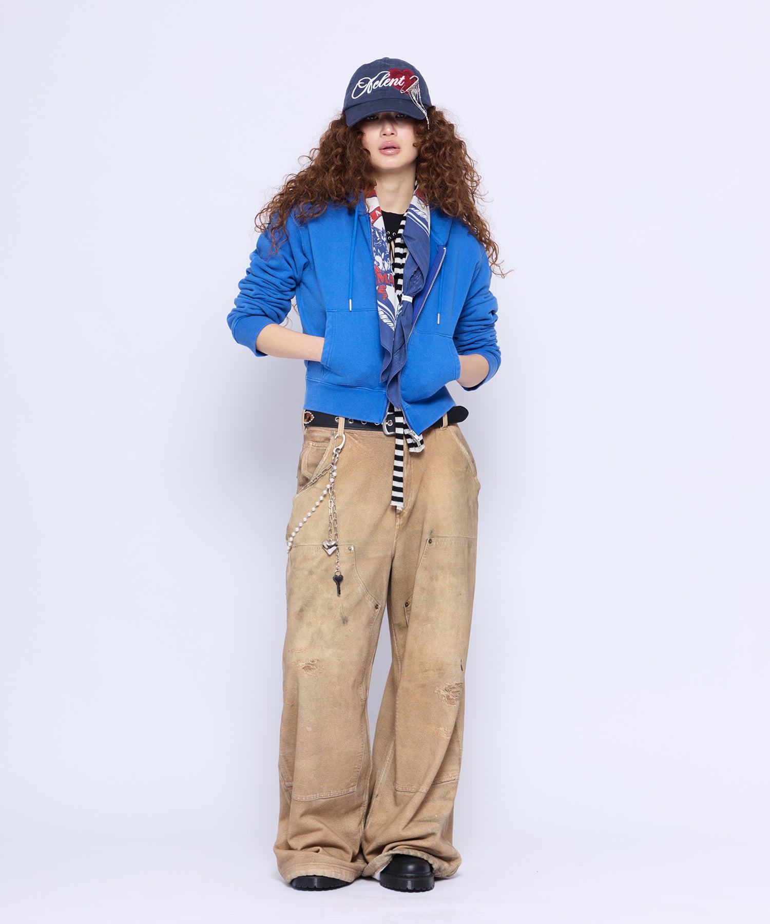 MODEL:168cm/COLOR:BEG/SIZE:F