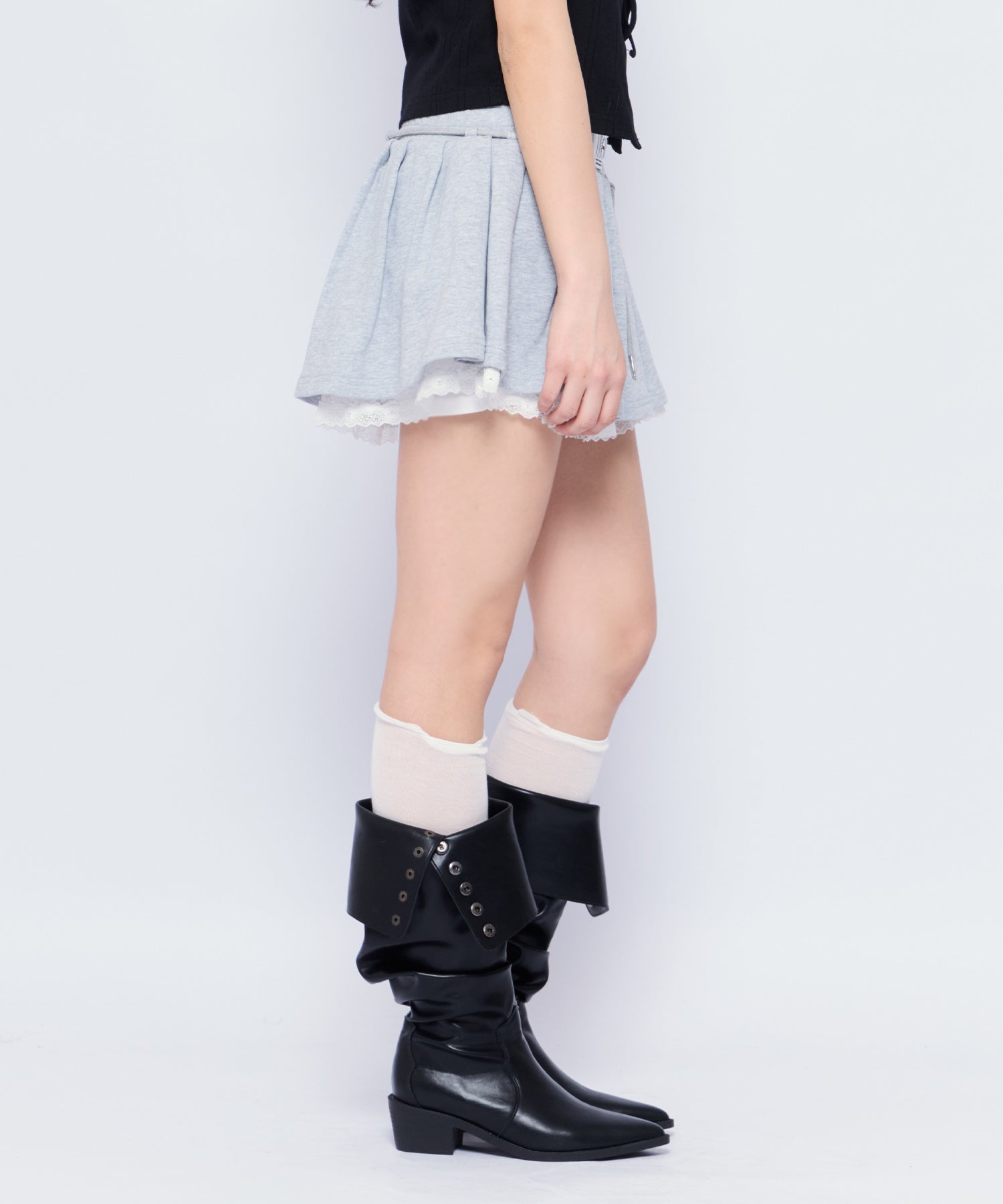 Sweat Pleated Mini Skirt｜ACLENT（アクレント）