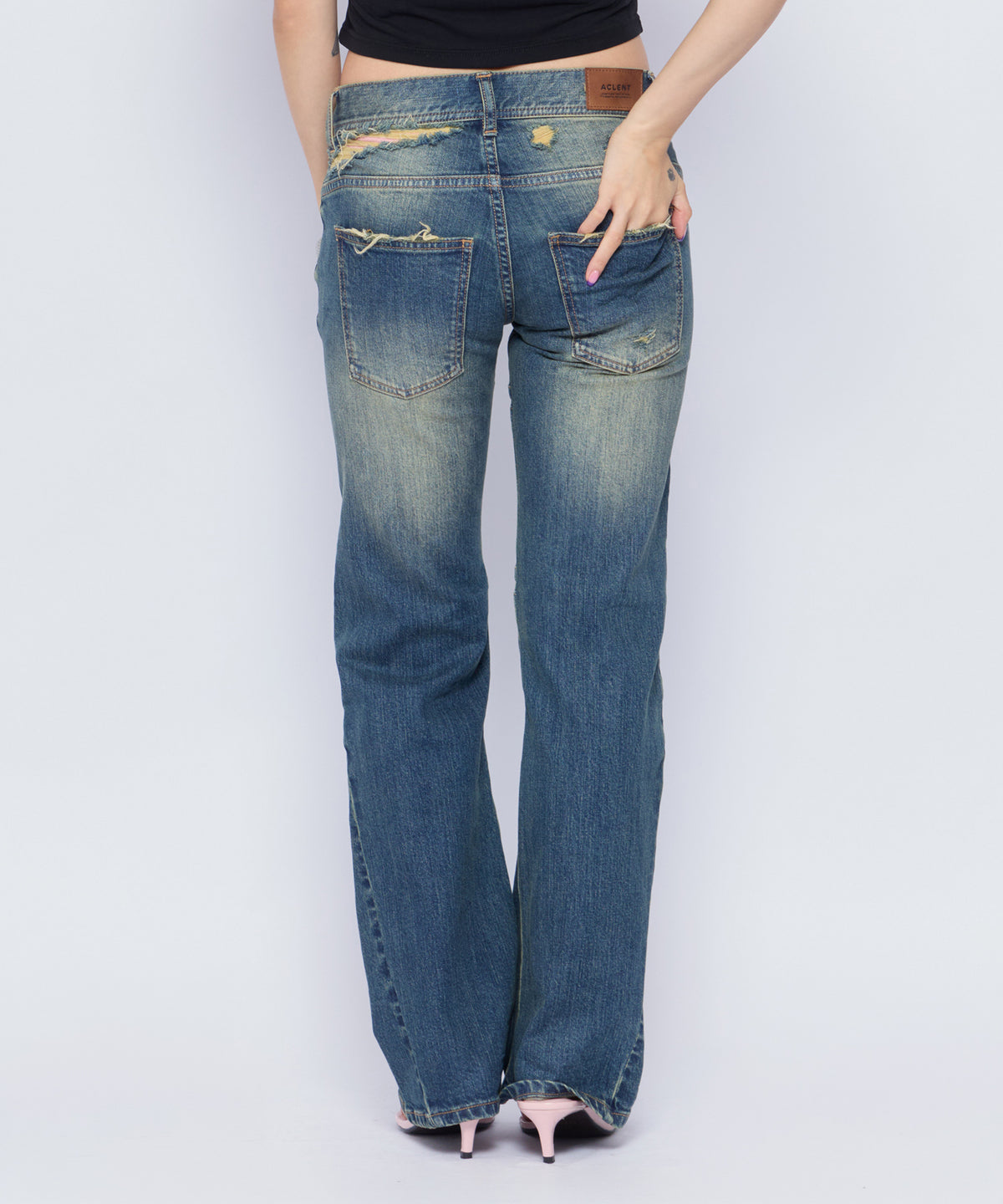 MODEL:168cm/COLOR:BLU/SIZE:M