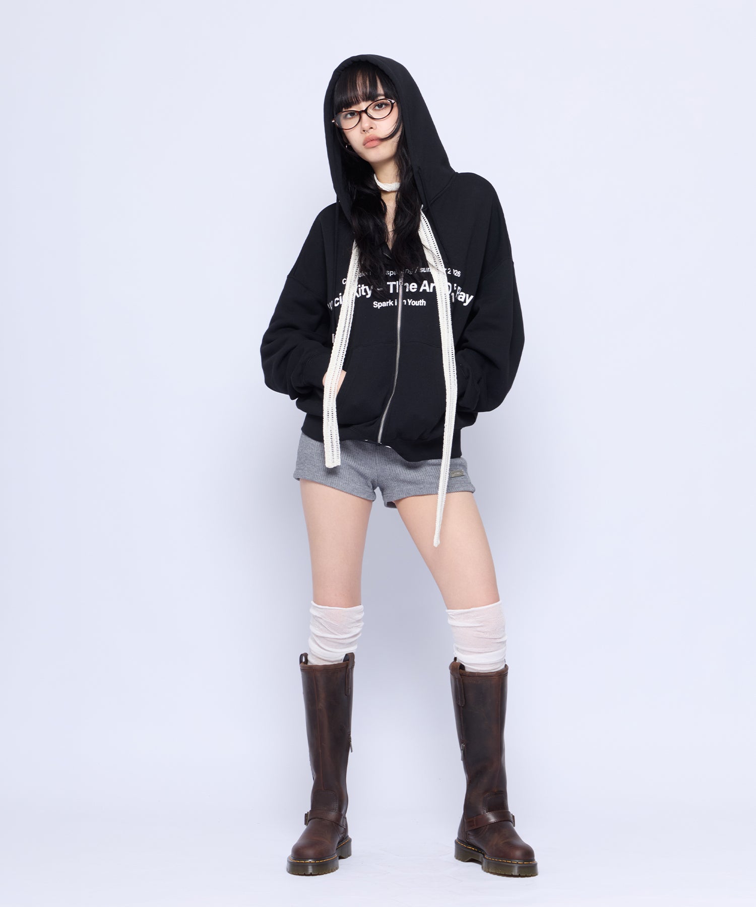 MODEL:172cm/COLOR:BLK/SIZE:F