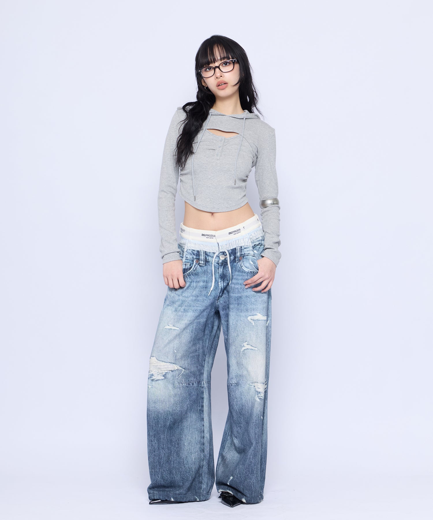 MODEL:172cm/COLOR:GRY/SIZE:F