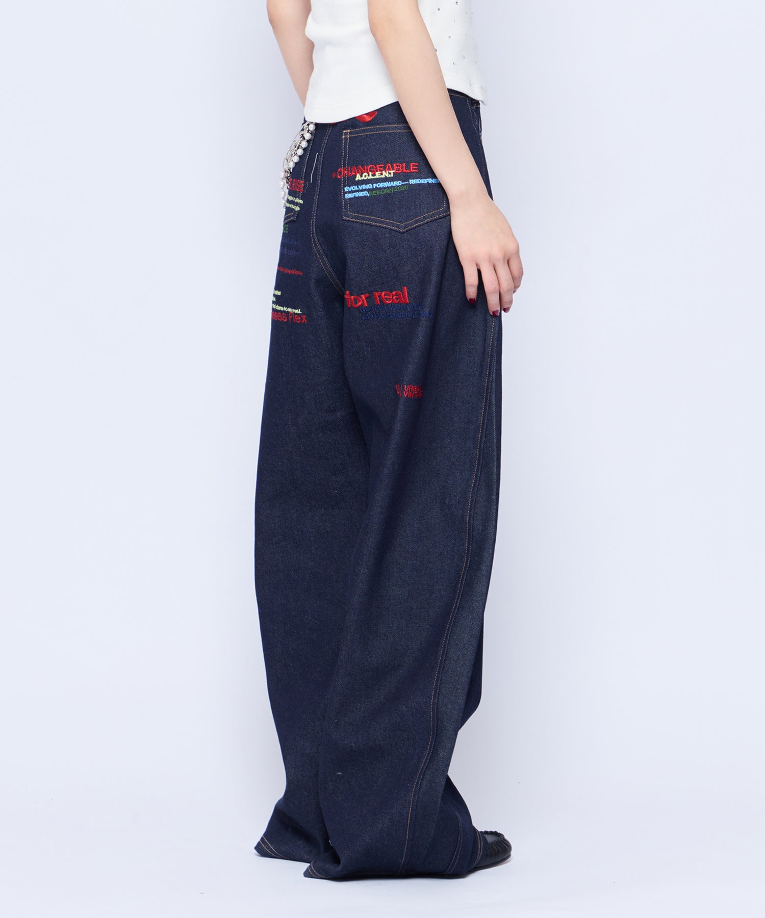 MODEL:160cm/COLOR:D/BLU/SIZE:M