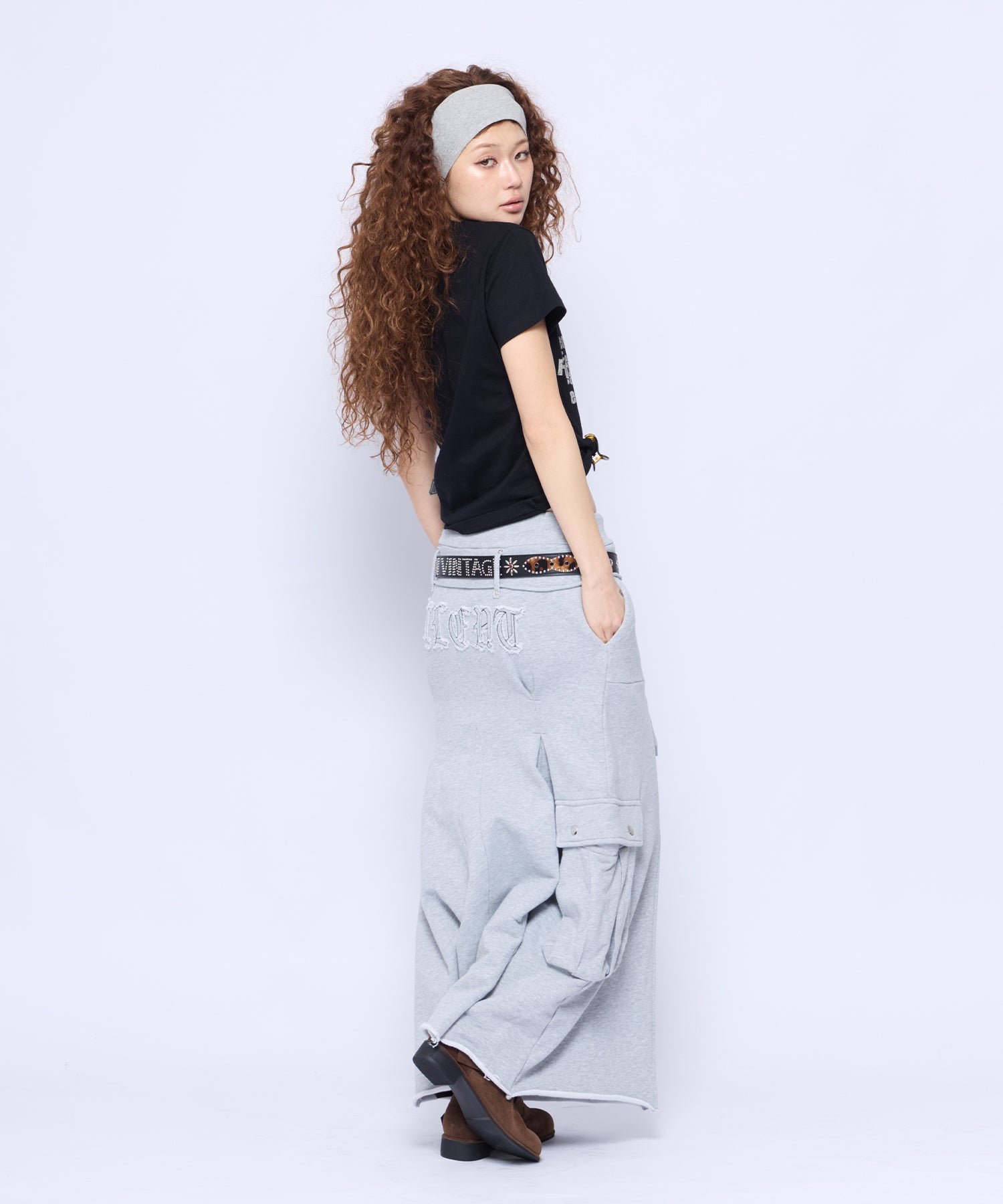 MODEL:168cm/COLOR:GRY/SIZE:F