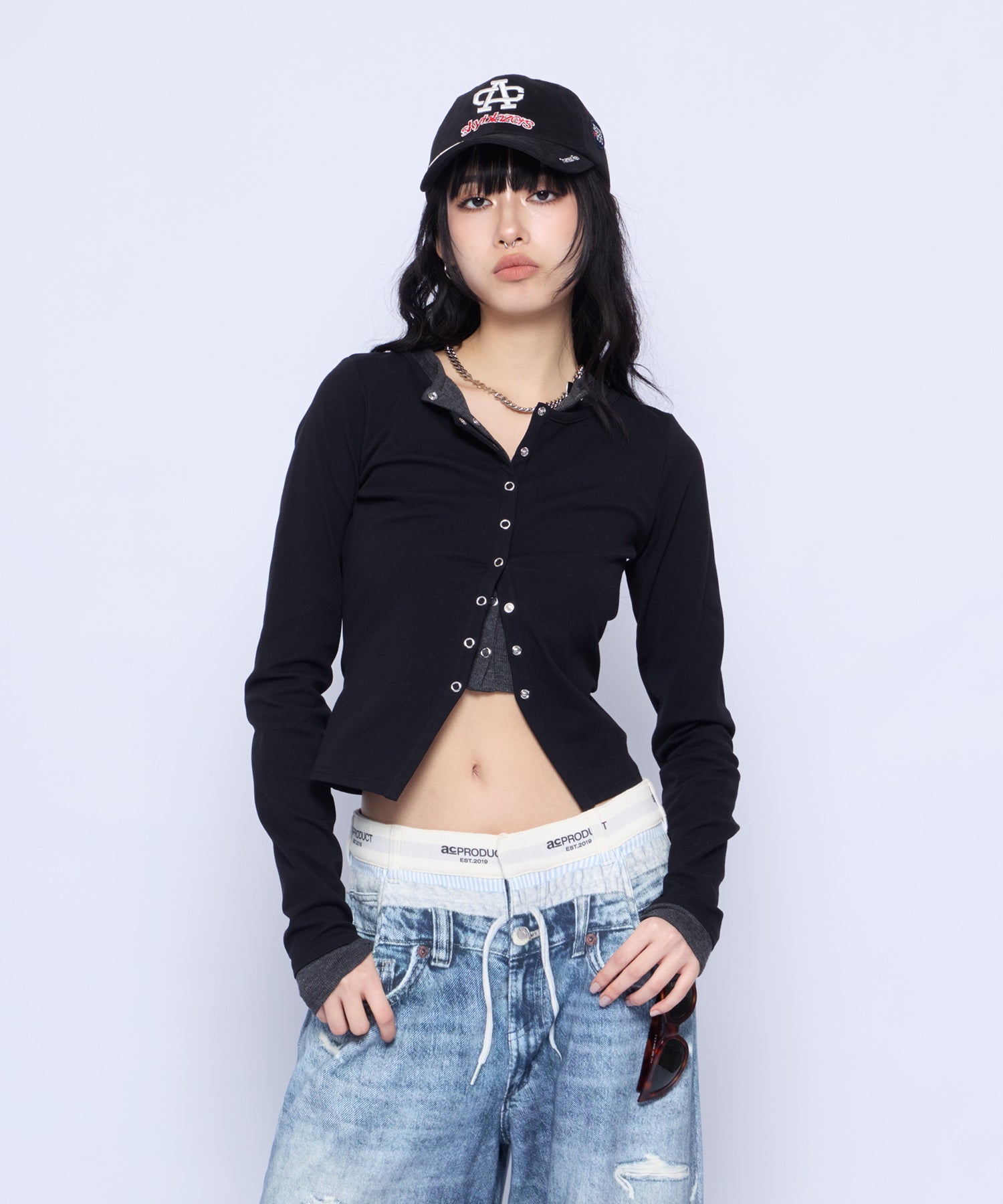 MODEL:172cm/COLOR:BLK/SIZE:F