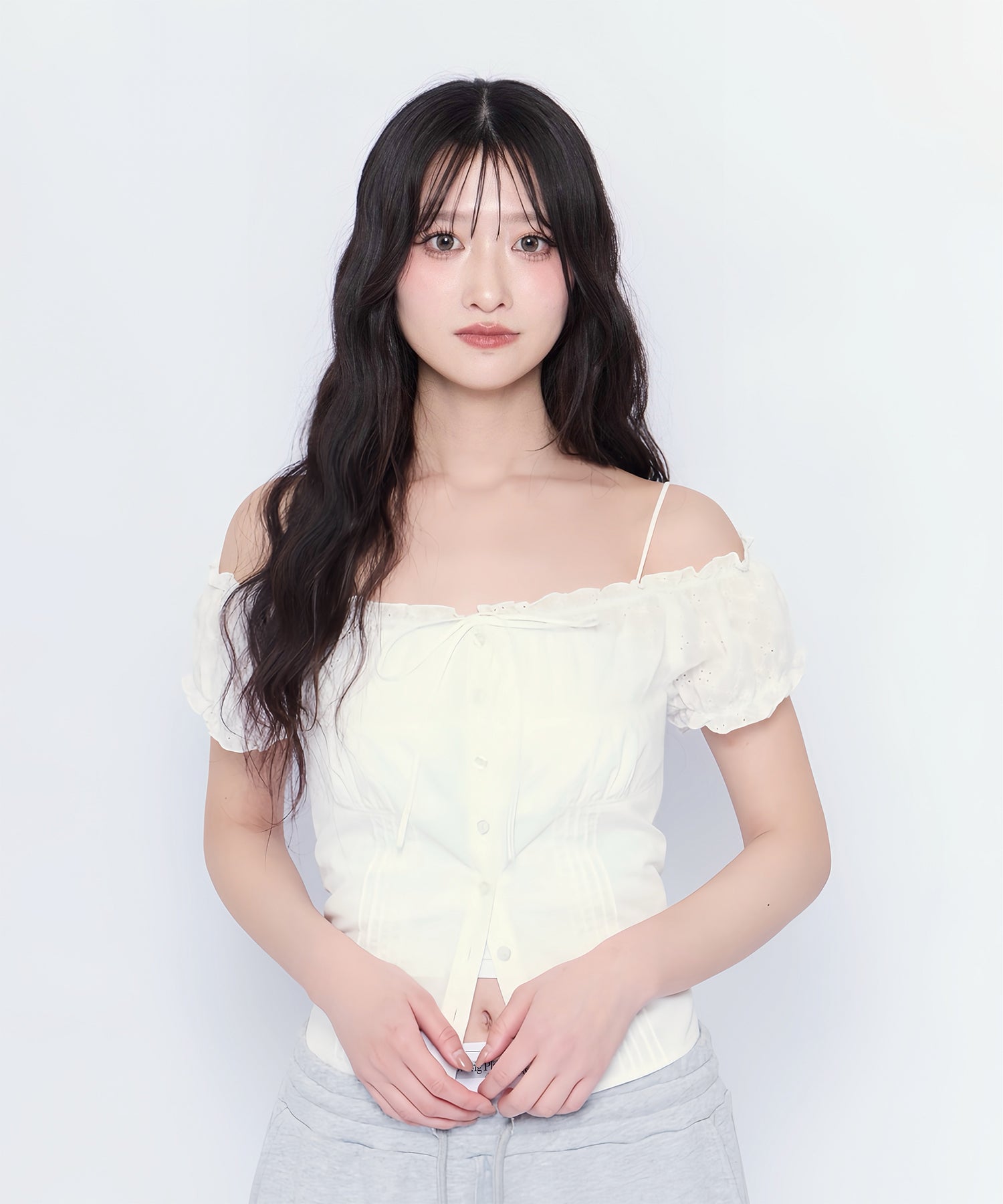 MODEL:155cm/COLOR:WHT/SIZE:F
