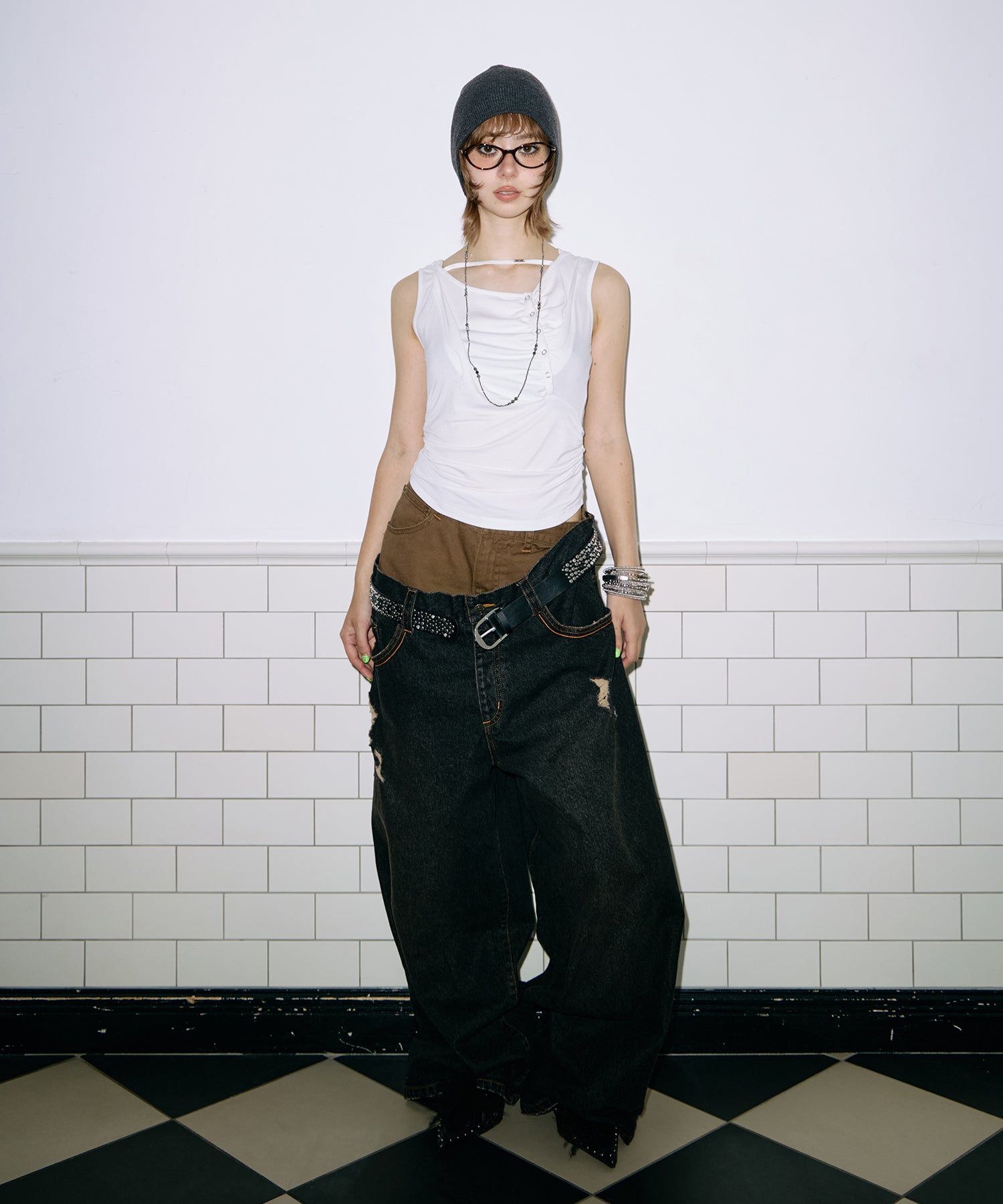 Asym Layered Denim Ⅱ｜ACLENT（アクレント）