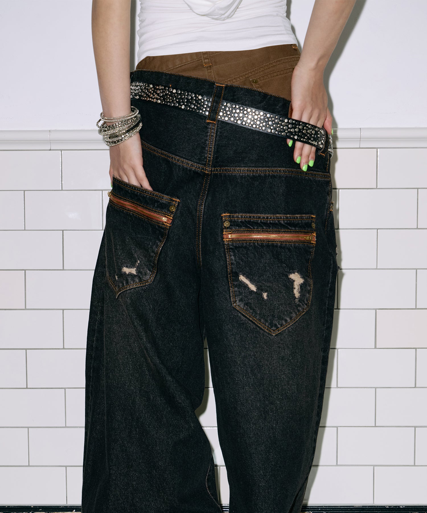 Asym Layered Denim Ⅱ｜ACLENT（アクレント）