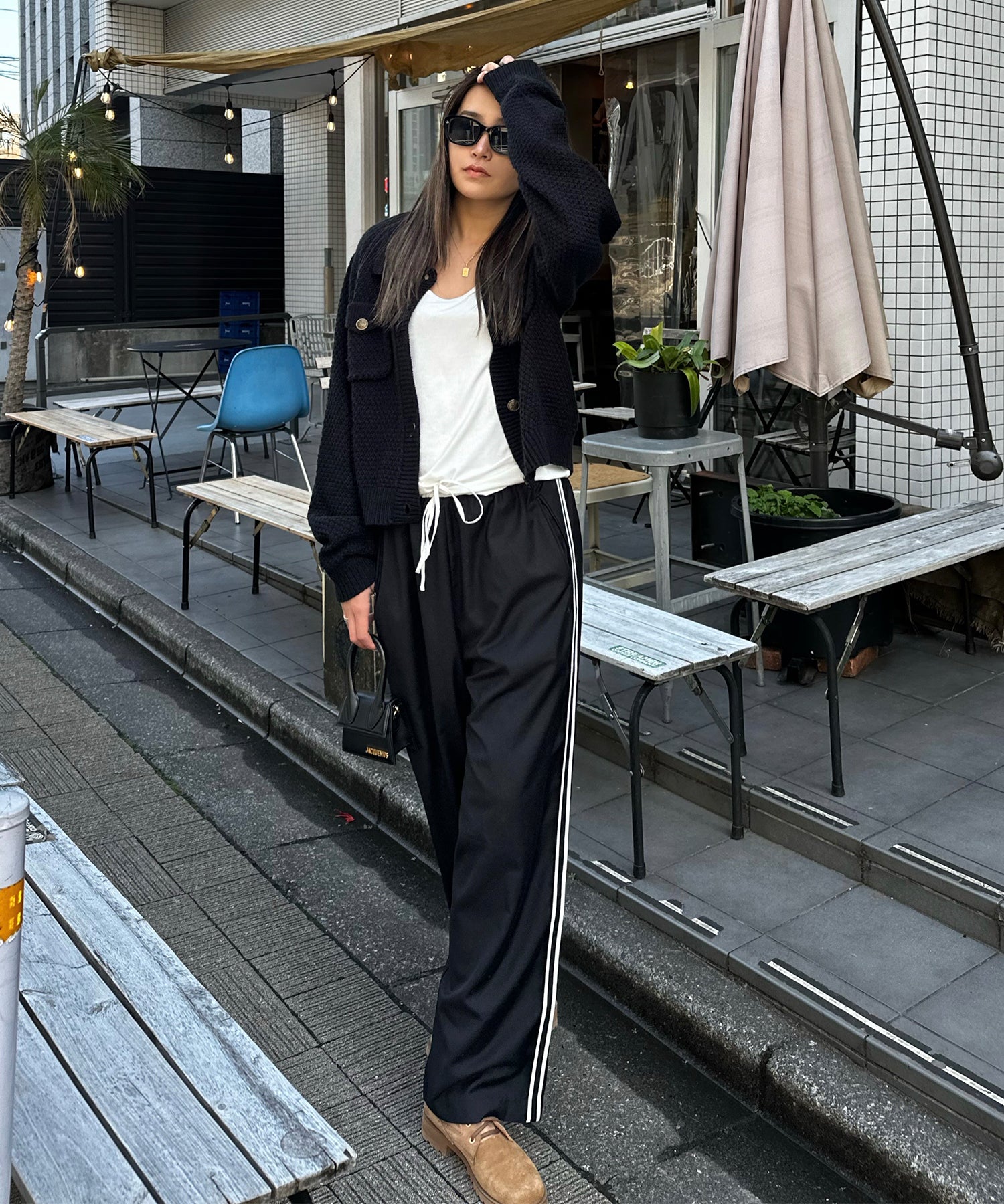 Side line relaxy slacks pants｜ACLENT（アクレント）