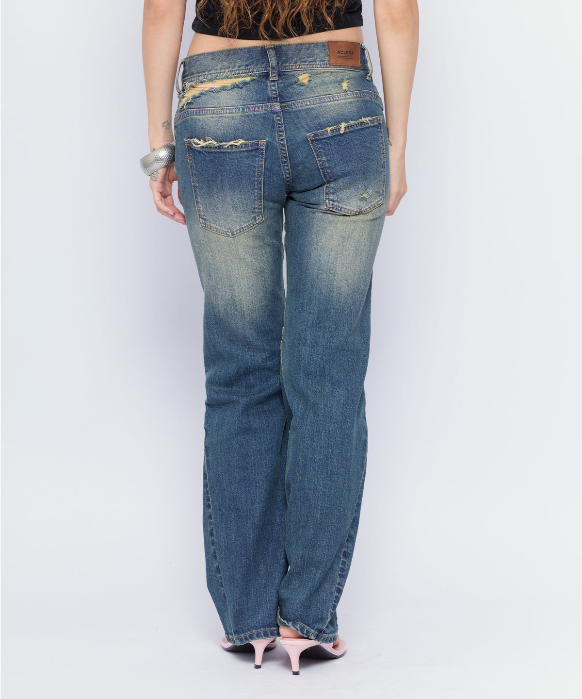 MODEL:168cm/COLOR:BLU/SIZE:M