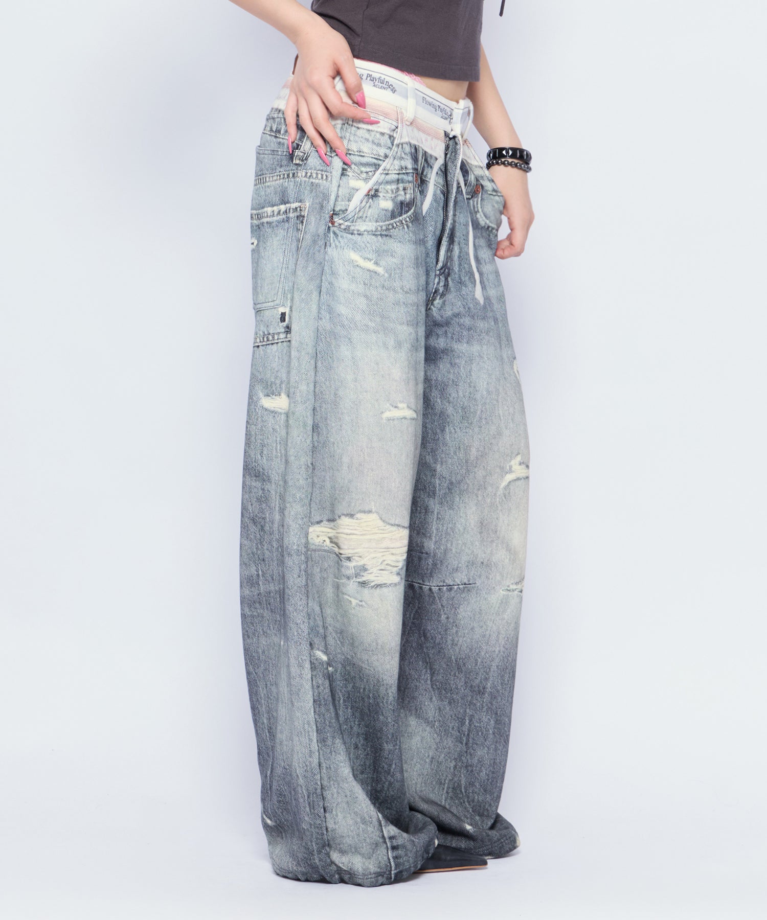 MODEL:170cm/COLOR:GRY/SIZE:F