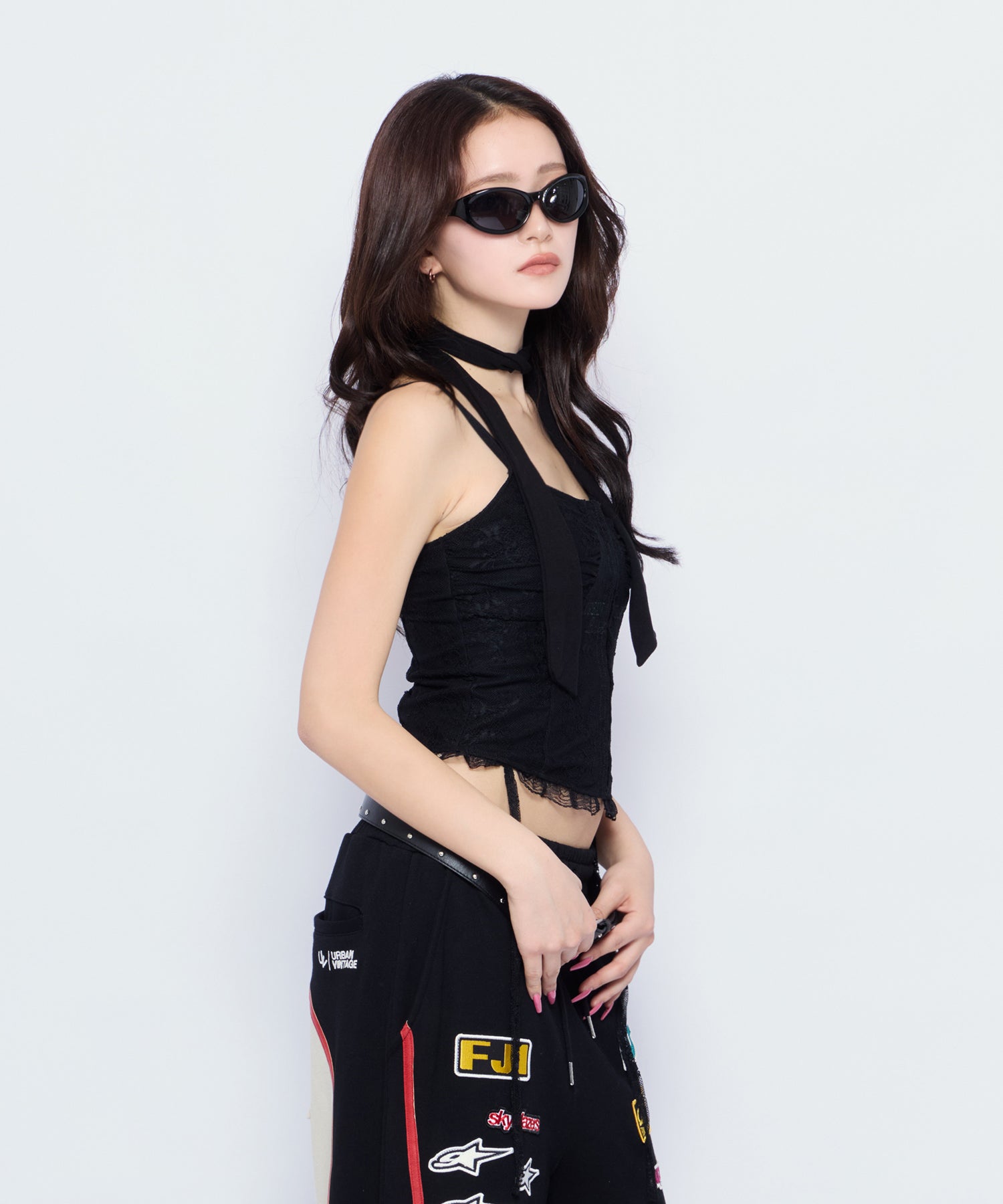 MODEL:170cm/COLOR:BLK/SIZE:F