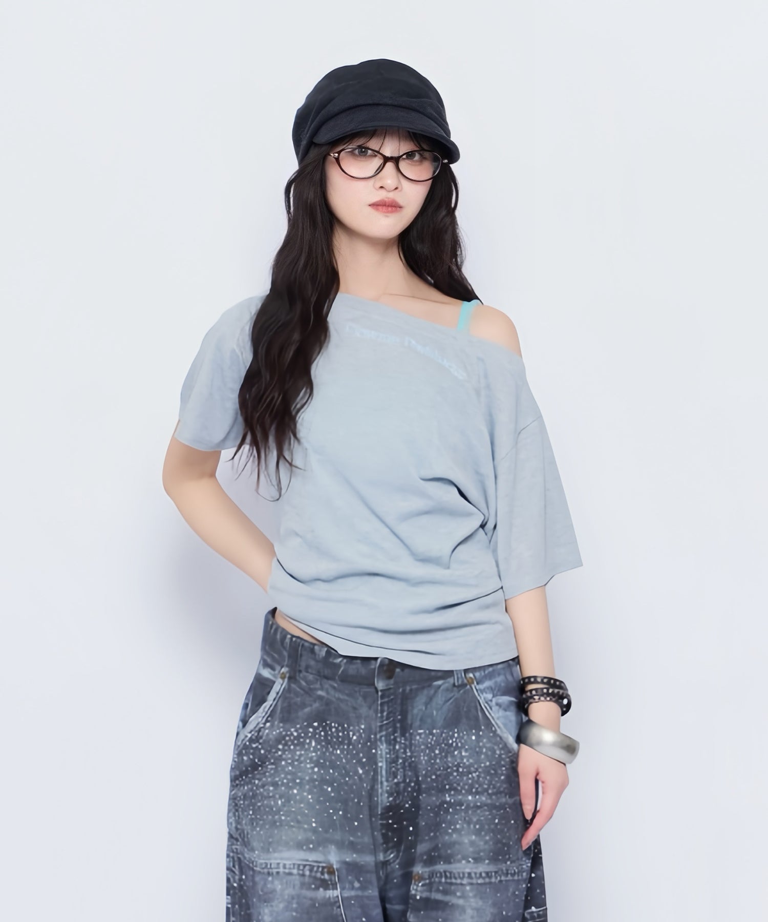 MODEL:155cm/COLOR:GRY/SIZE:F