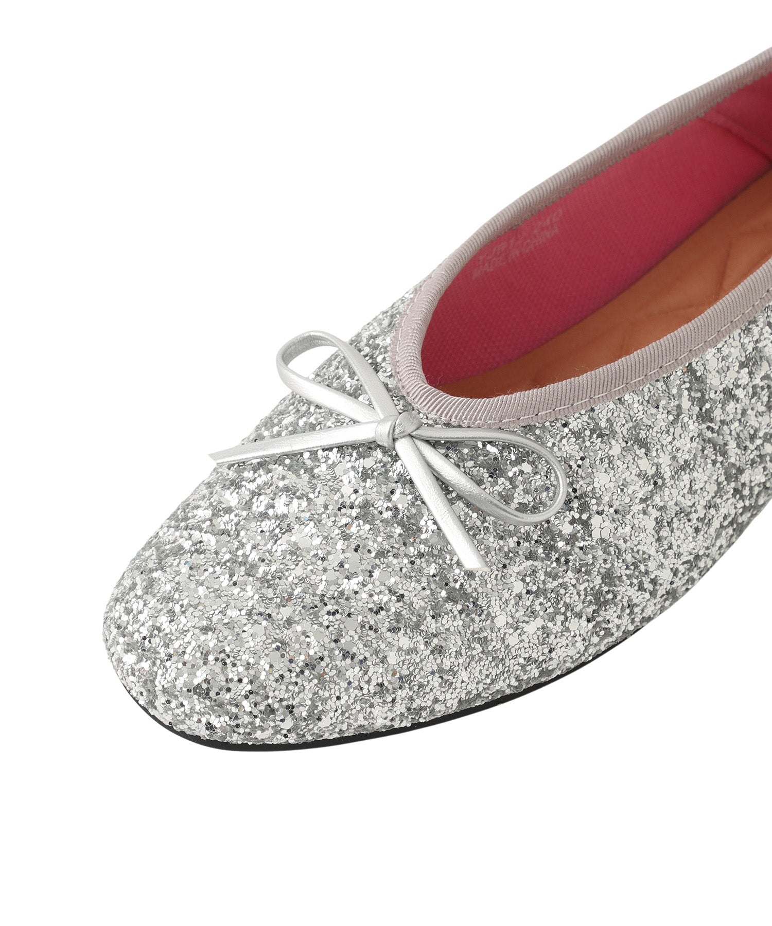 Glitter ribbon ballet shoes｜ACLENT（アクレント）