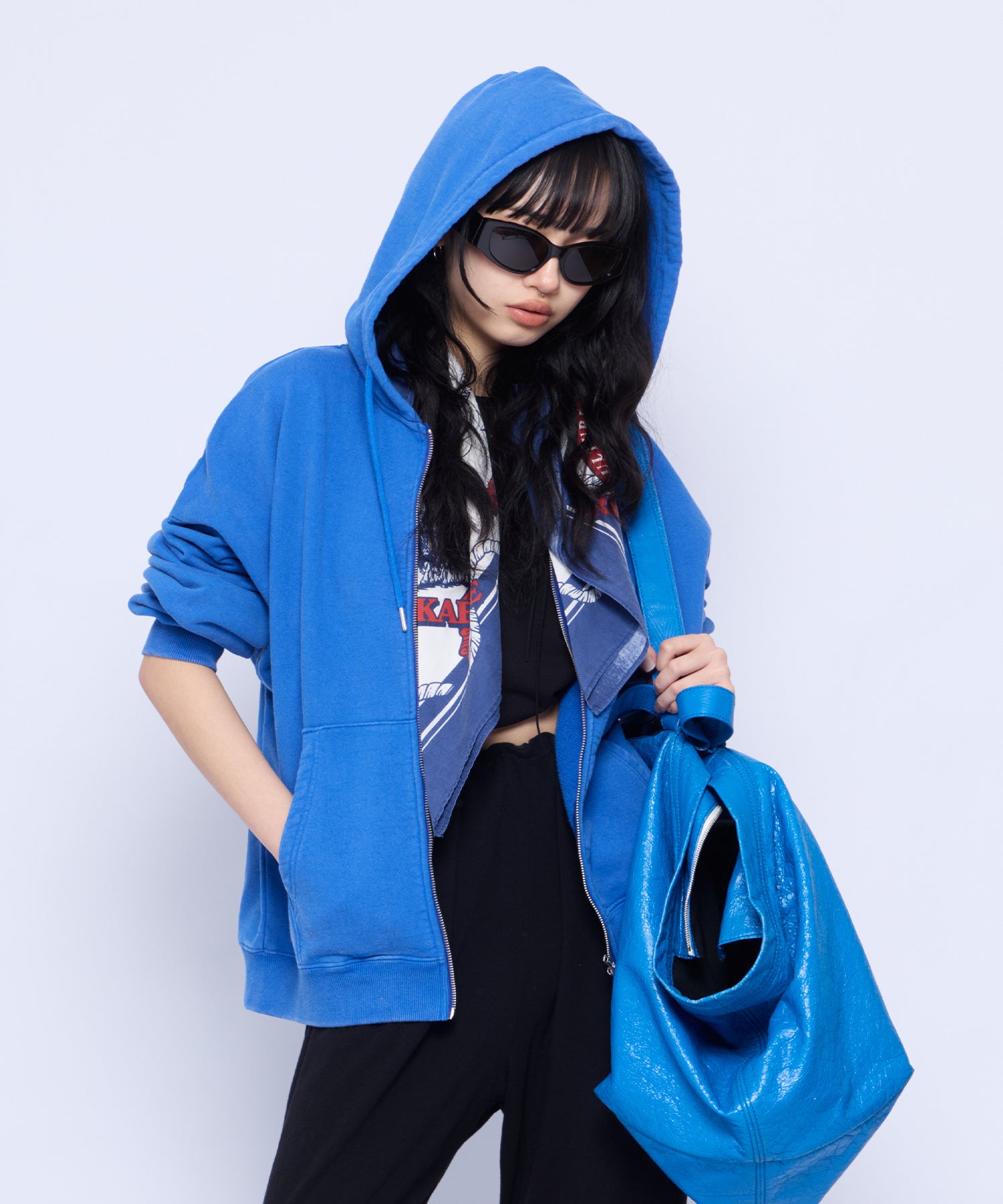 MODEL:172cm/COLOR:BLU/SIZE:F