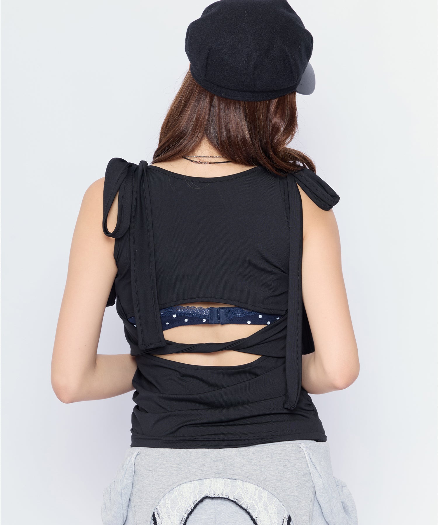 MODEL:170cm/COLOR:BLK/SIZE:F