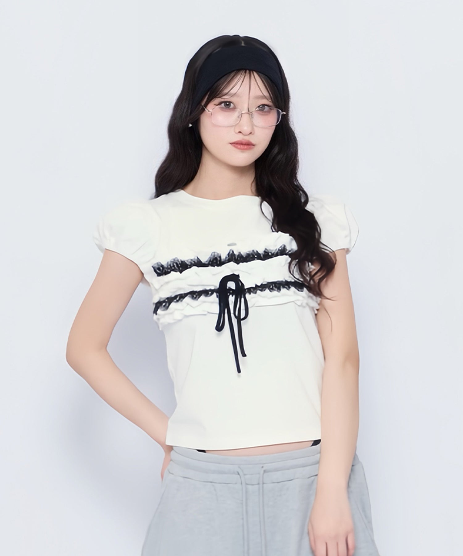 MODEL:155cm/COLOR:WHT/SIZE:F