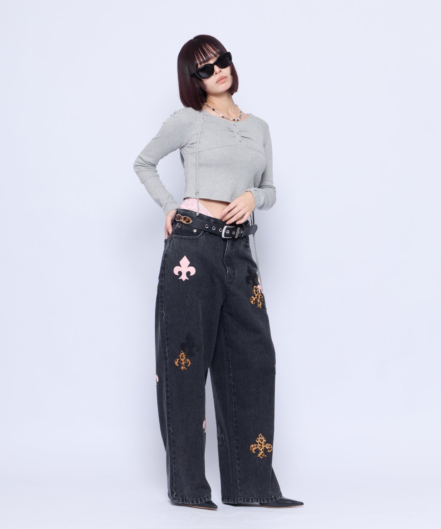 Leather Patch Icon Denim