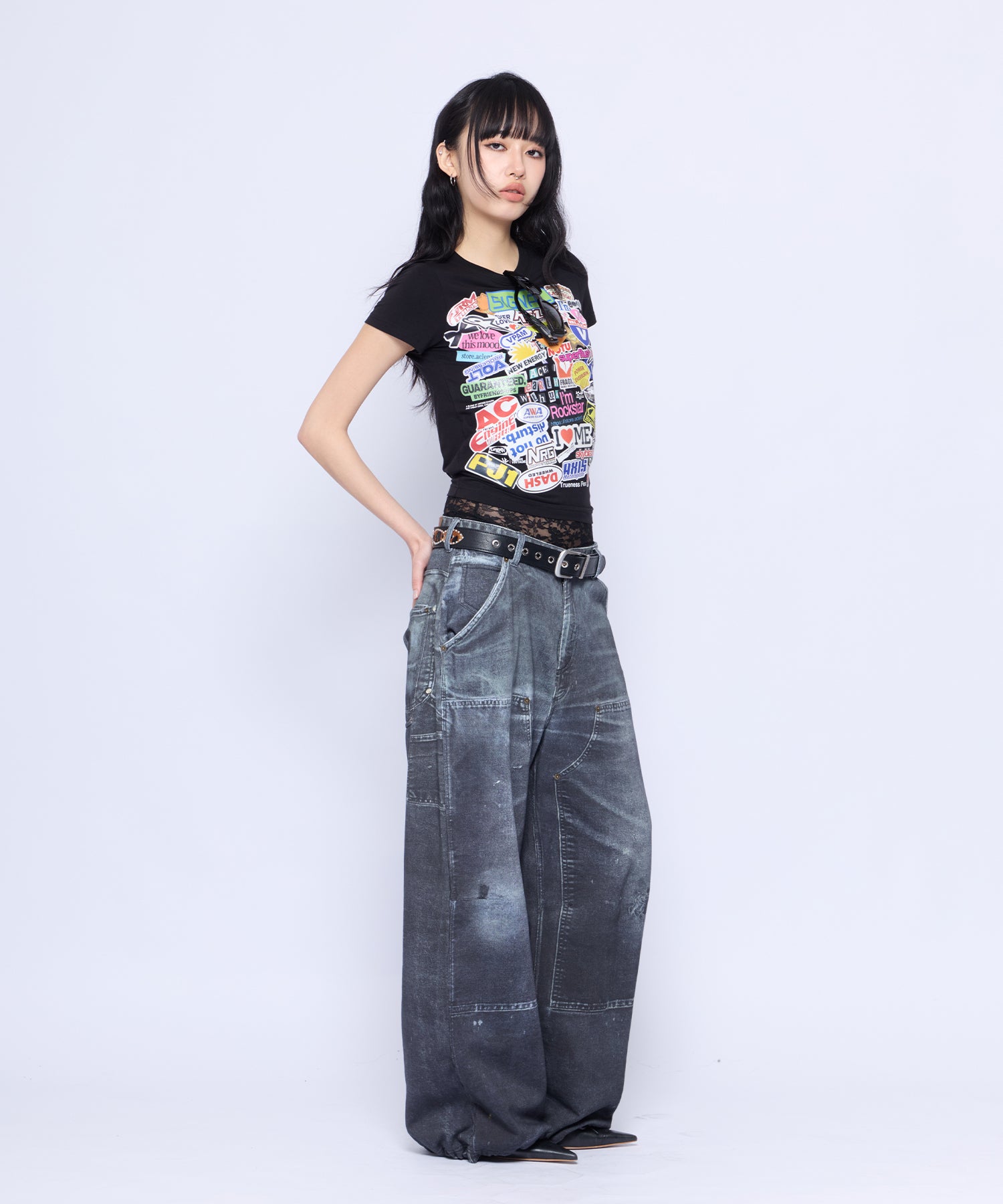 MODEL:172cm/COLOR:BLK/SIZE:F