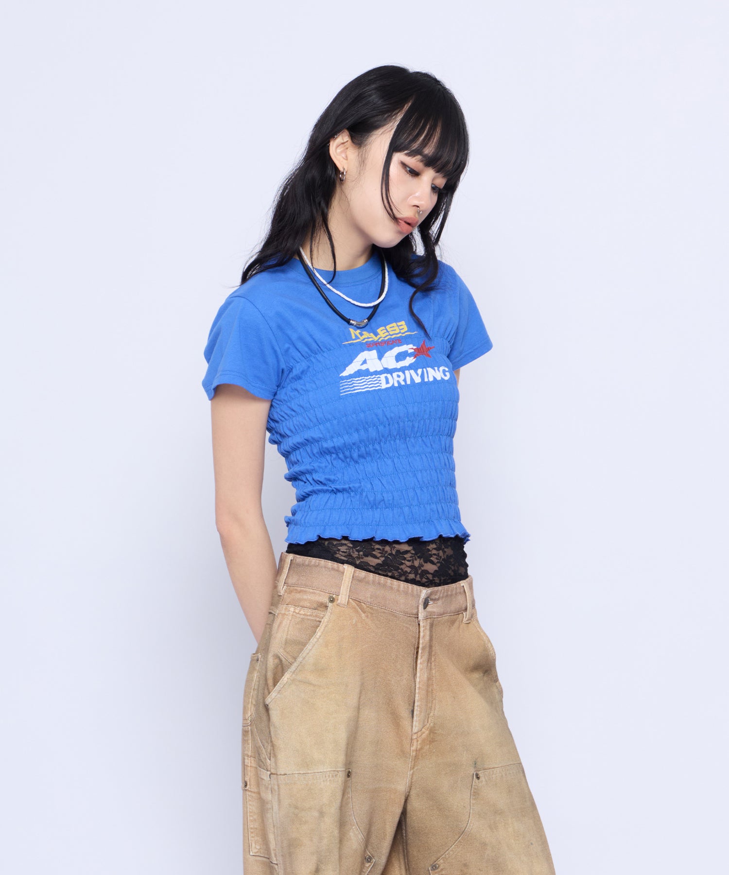 MODEL:172cm/COLOR:BLU/SIZE:F 