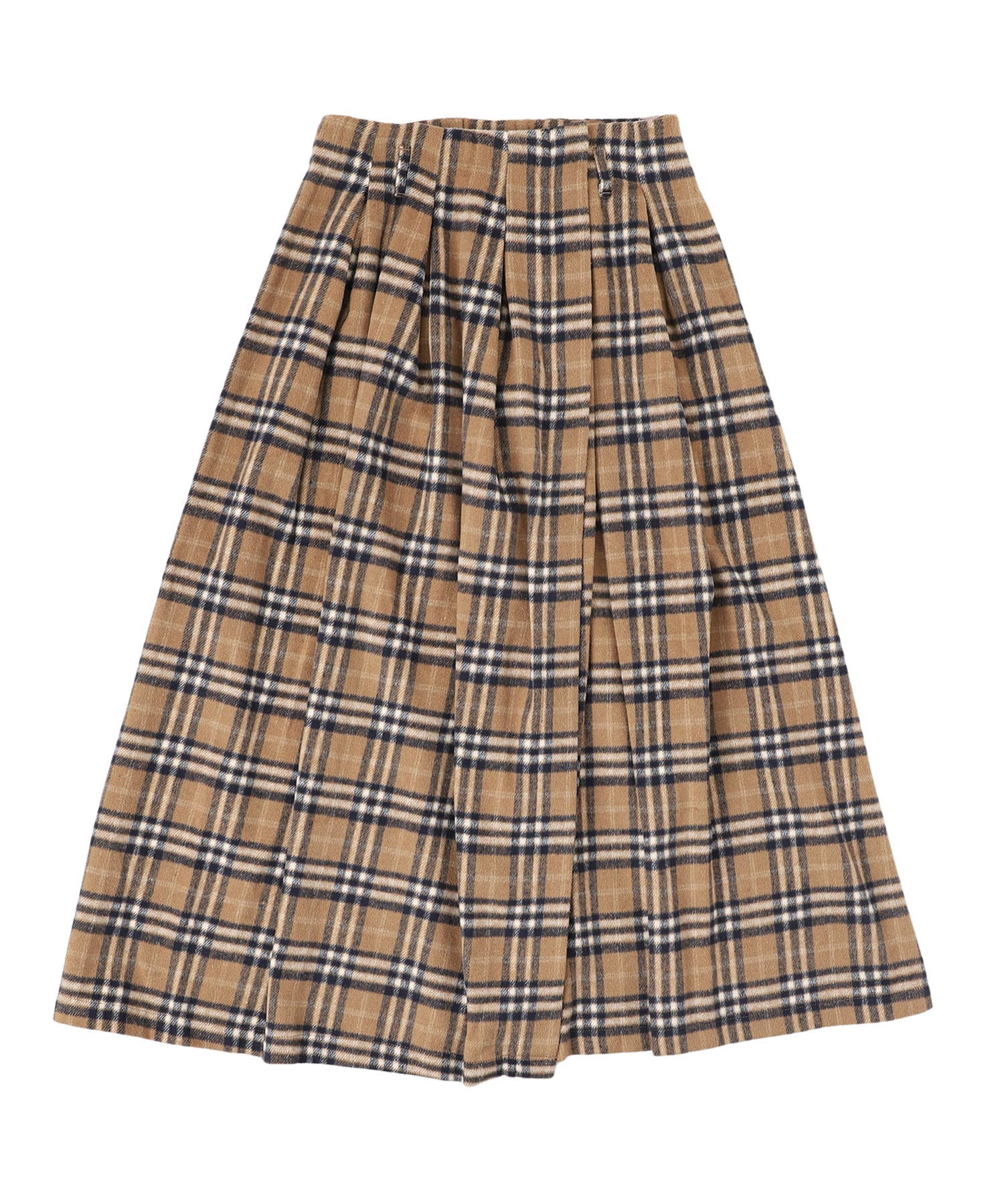 Volume wrap check skirt｜ACLENT（アクレント）