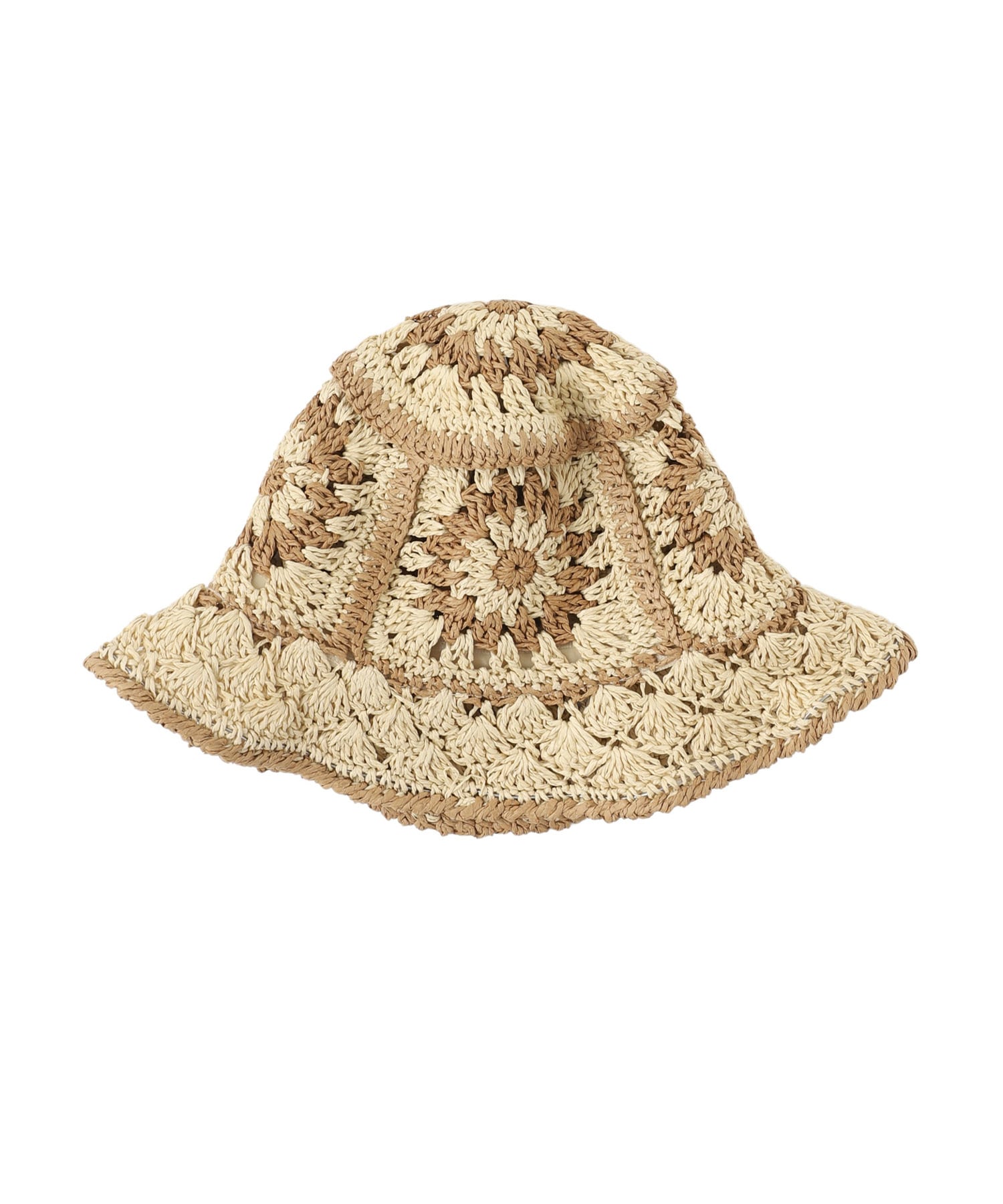 Natural crochet hat