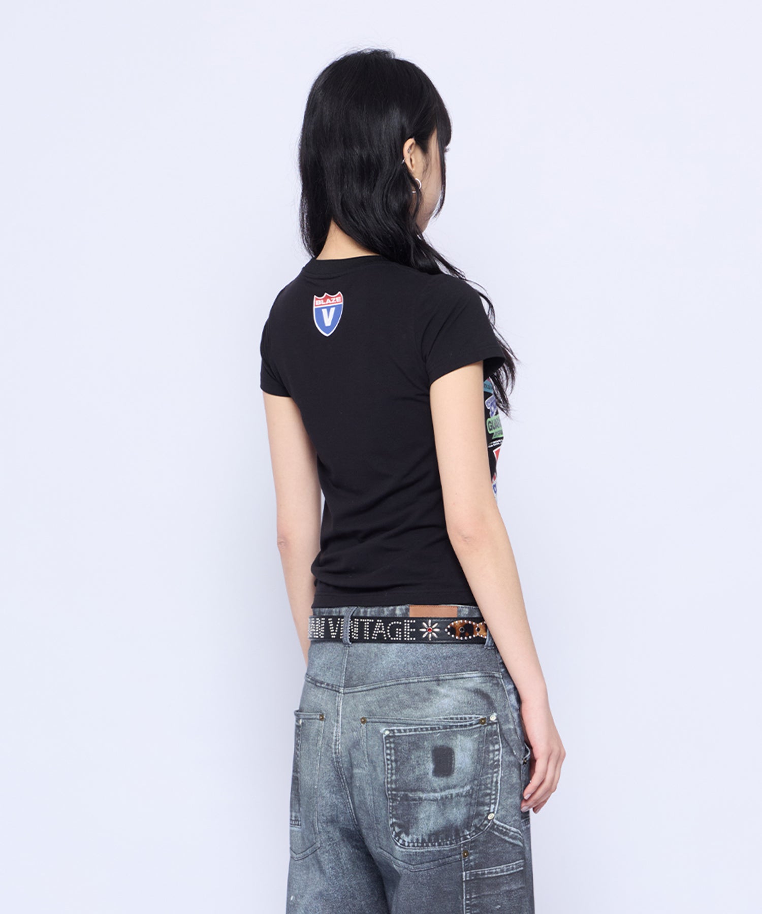 MODEL:172cm/COLOR:BLK/SIZE:F 