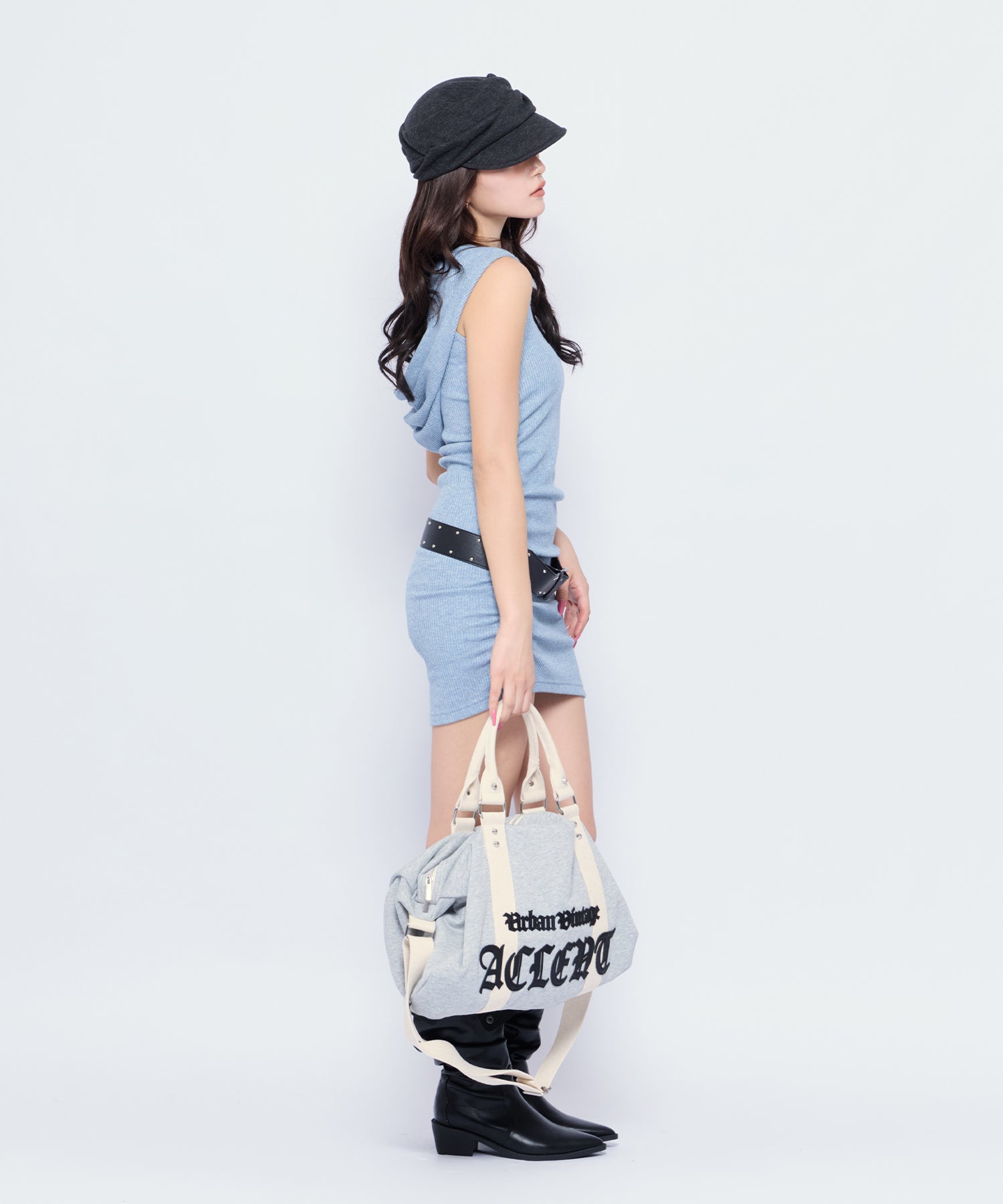 MODEL:170cm/COLOR:BLU/SIZE:F