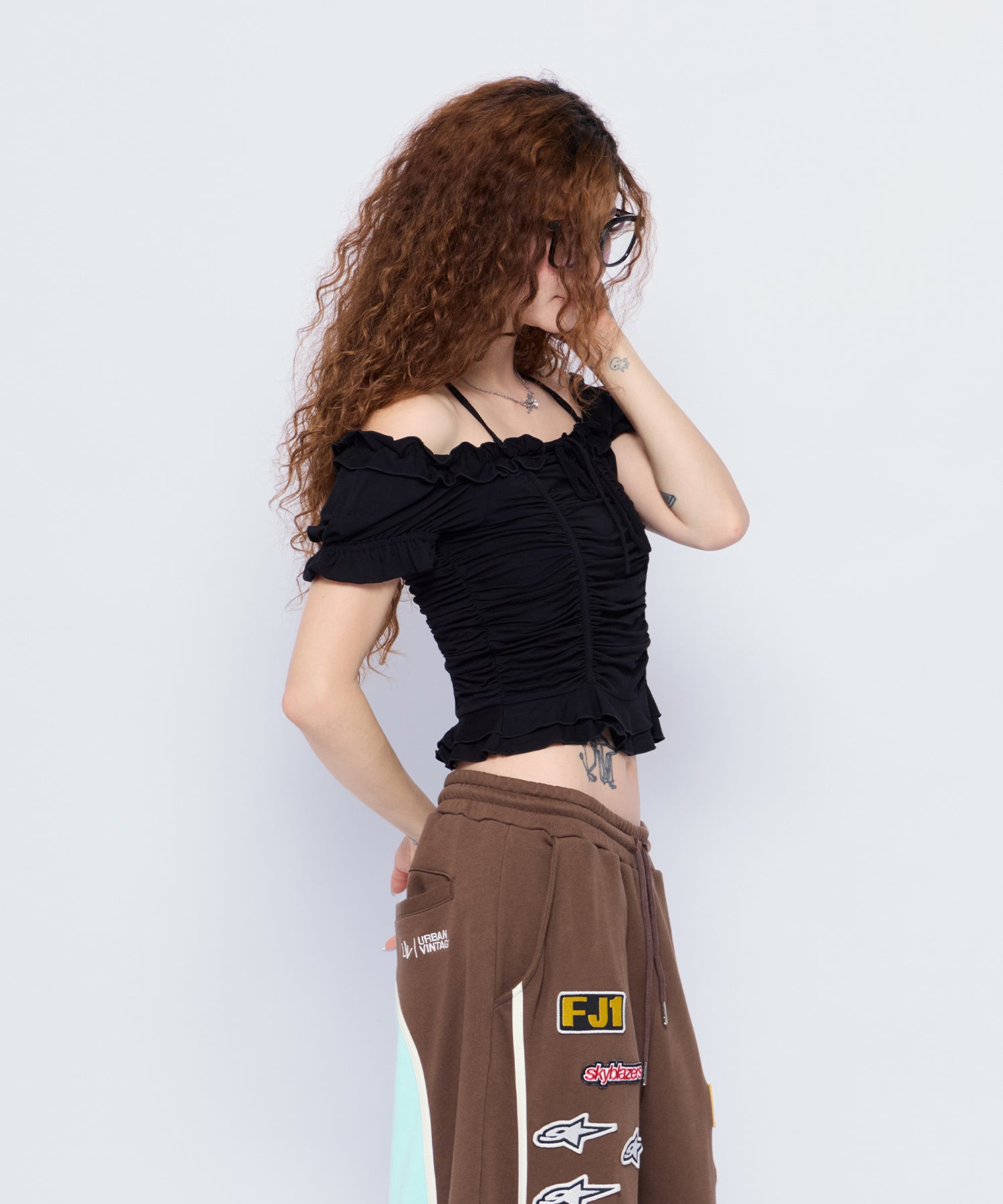 MODEL:168cm/COLOR:BLK/SIZE:F
