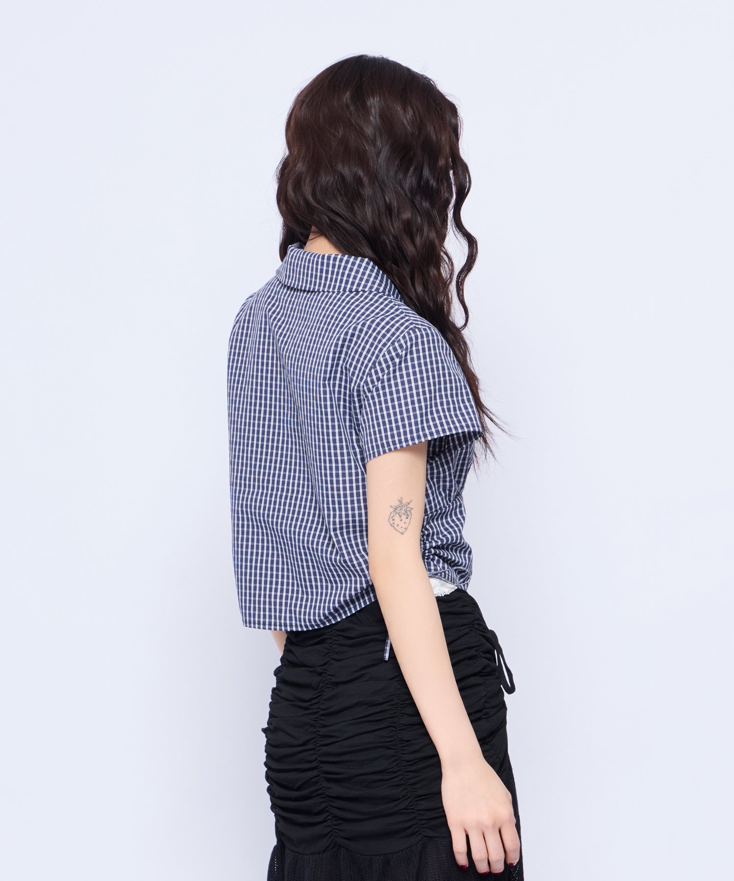 MODEL:160cm/COLOR:NVY/SIZE:F