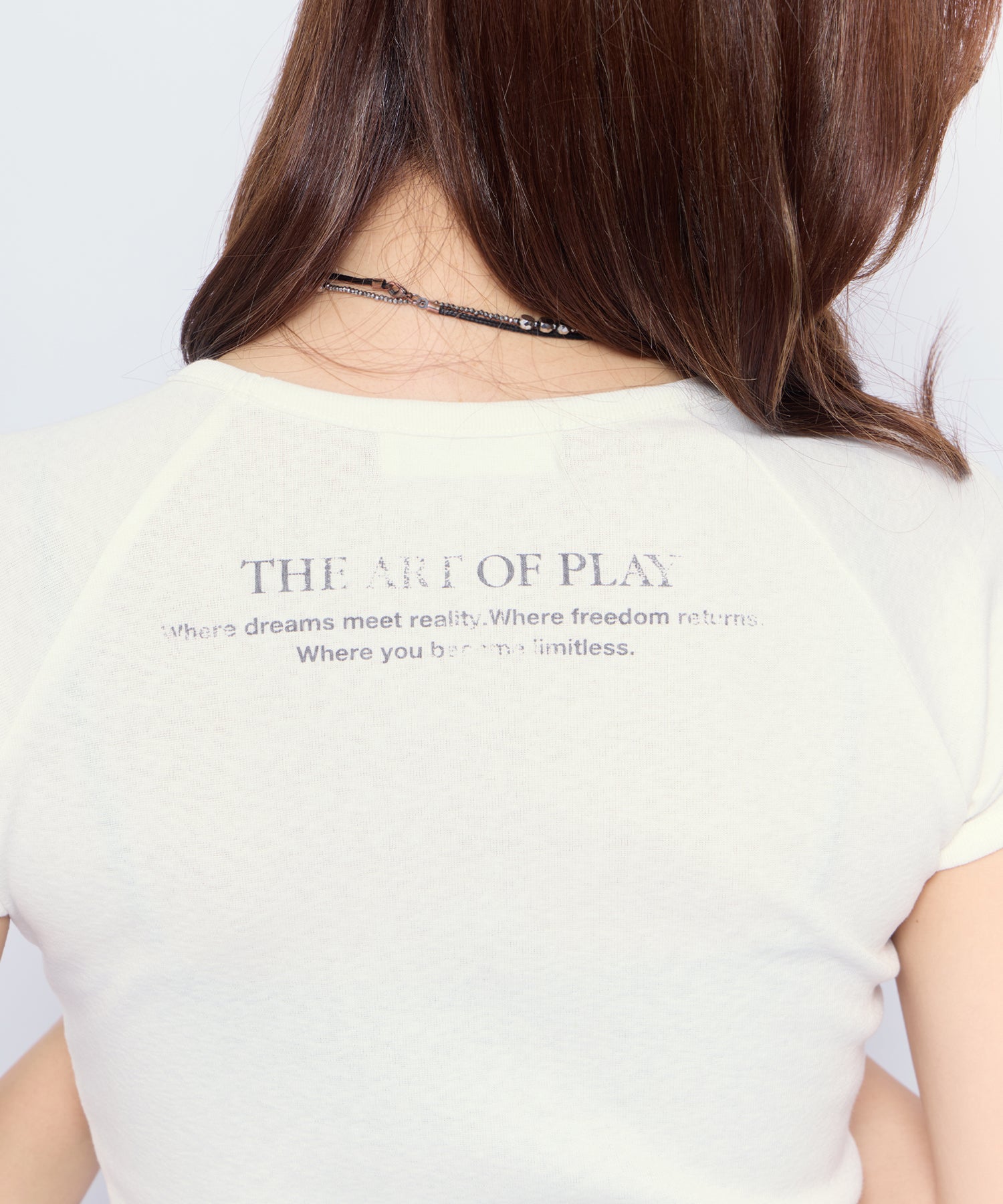 MODEL:170cm/COLOR:WHT/SIZE:F