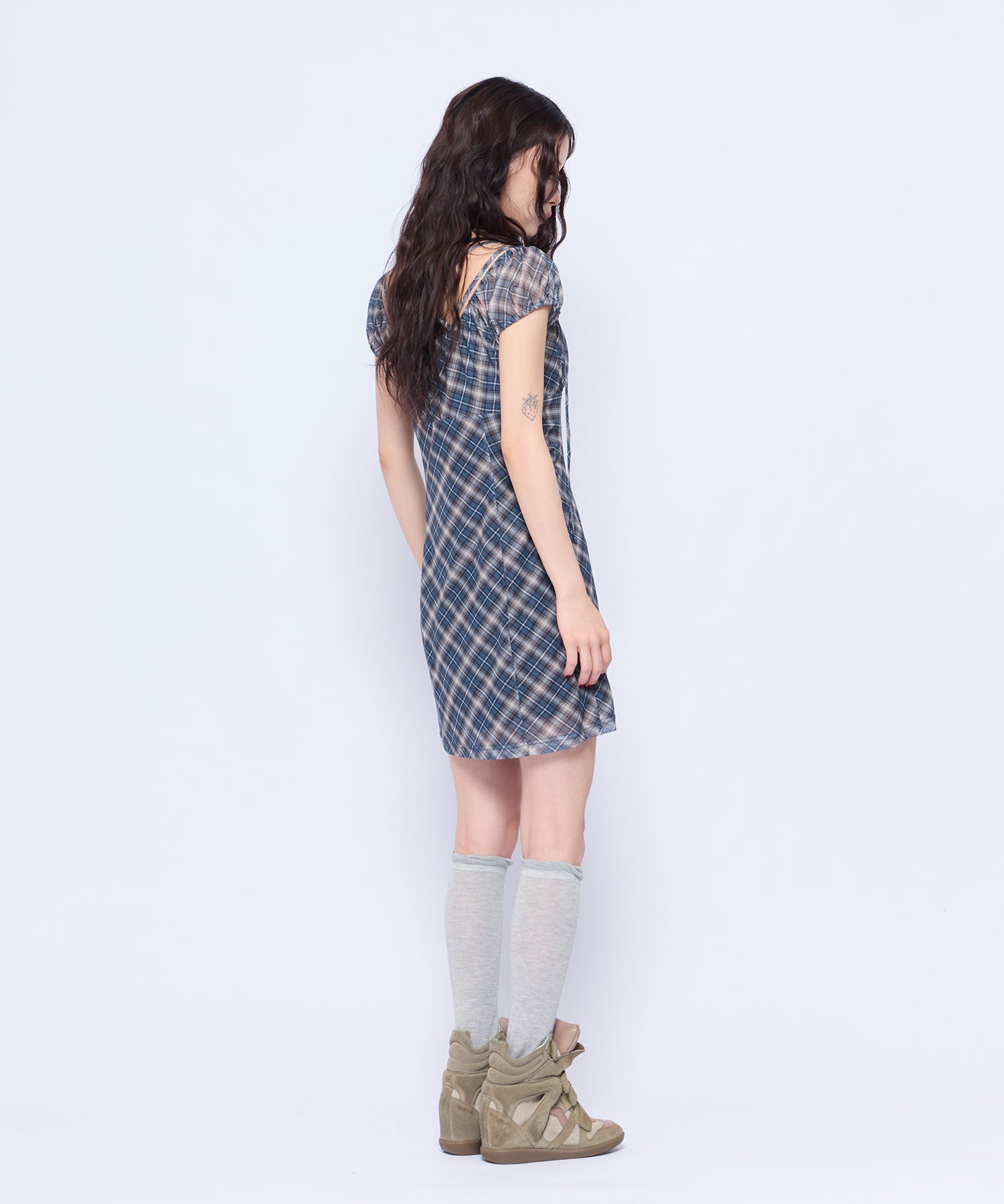MODEL:160cm/COLOR:BLU/SIZE:F
