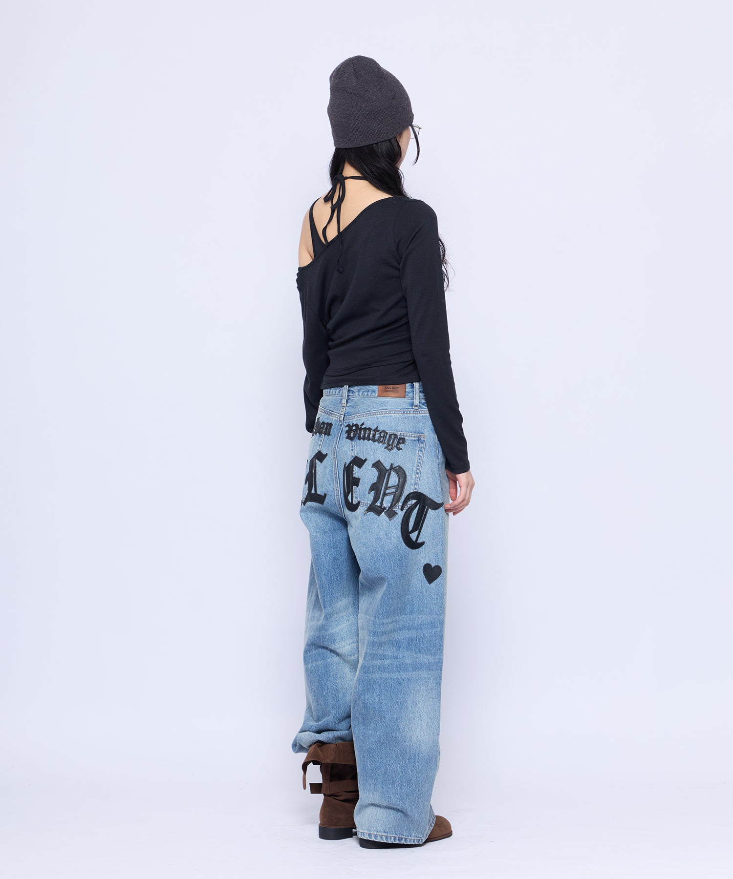 Back Logo Icon Denim｜ACLENT（アクレント）