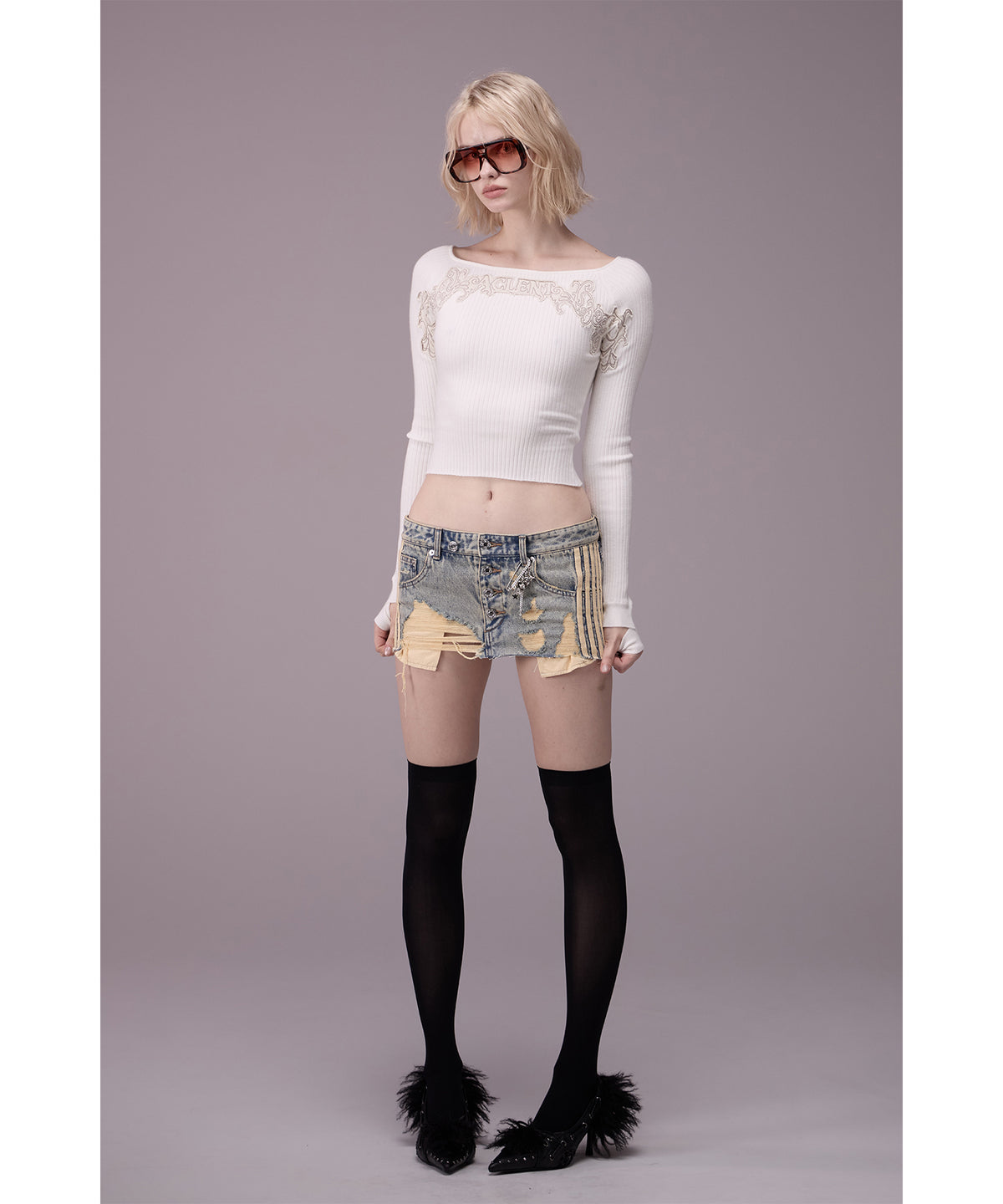 MODEL:176cm/COLOR:BLU/SIZE:S