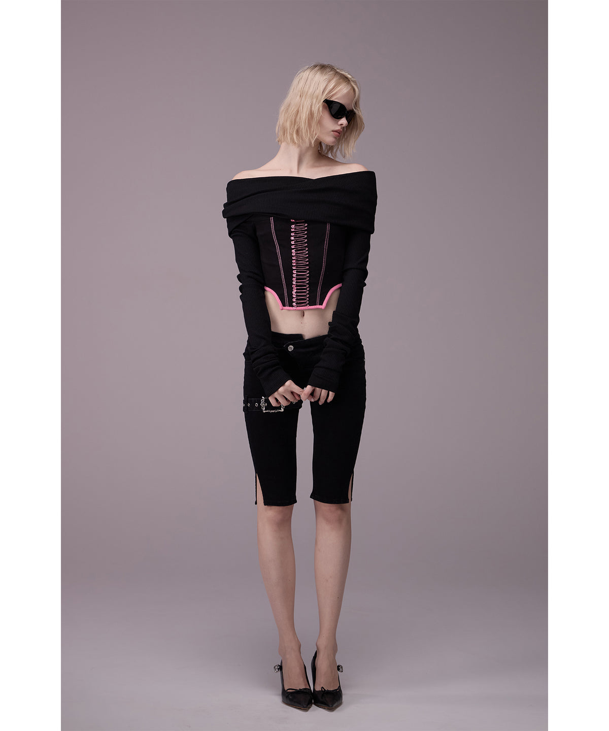 MODEL:176cm/COLOR:BLK/SIZE:F