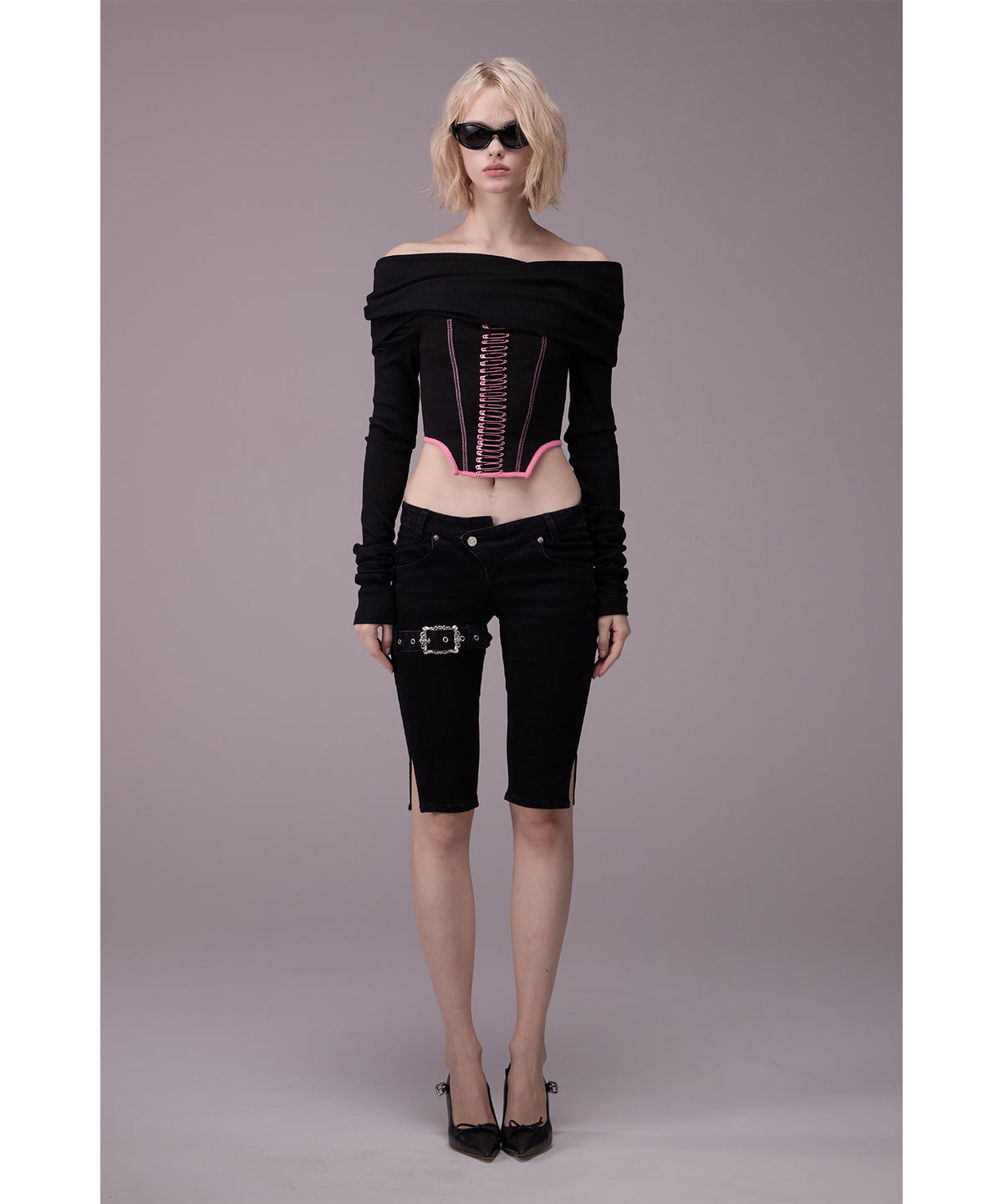 MODEL:176cm/COLOR:BLK/SIZE:F