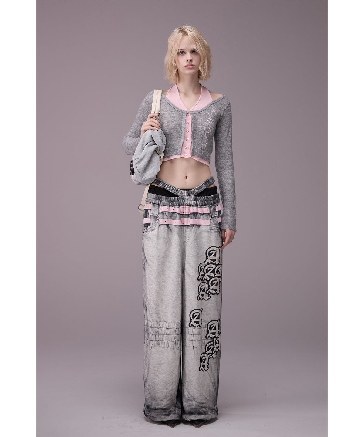 MODEL:176cm/COLOR:GRY/SIZE:F